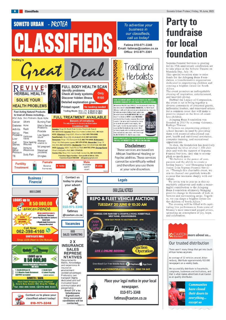 Protea: 16 June 2023 page 6