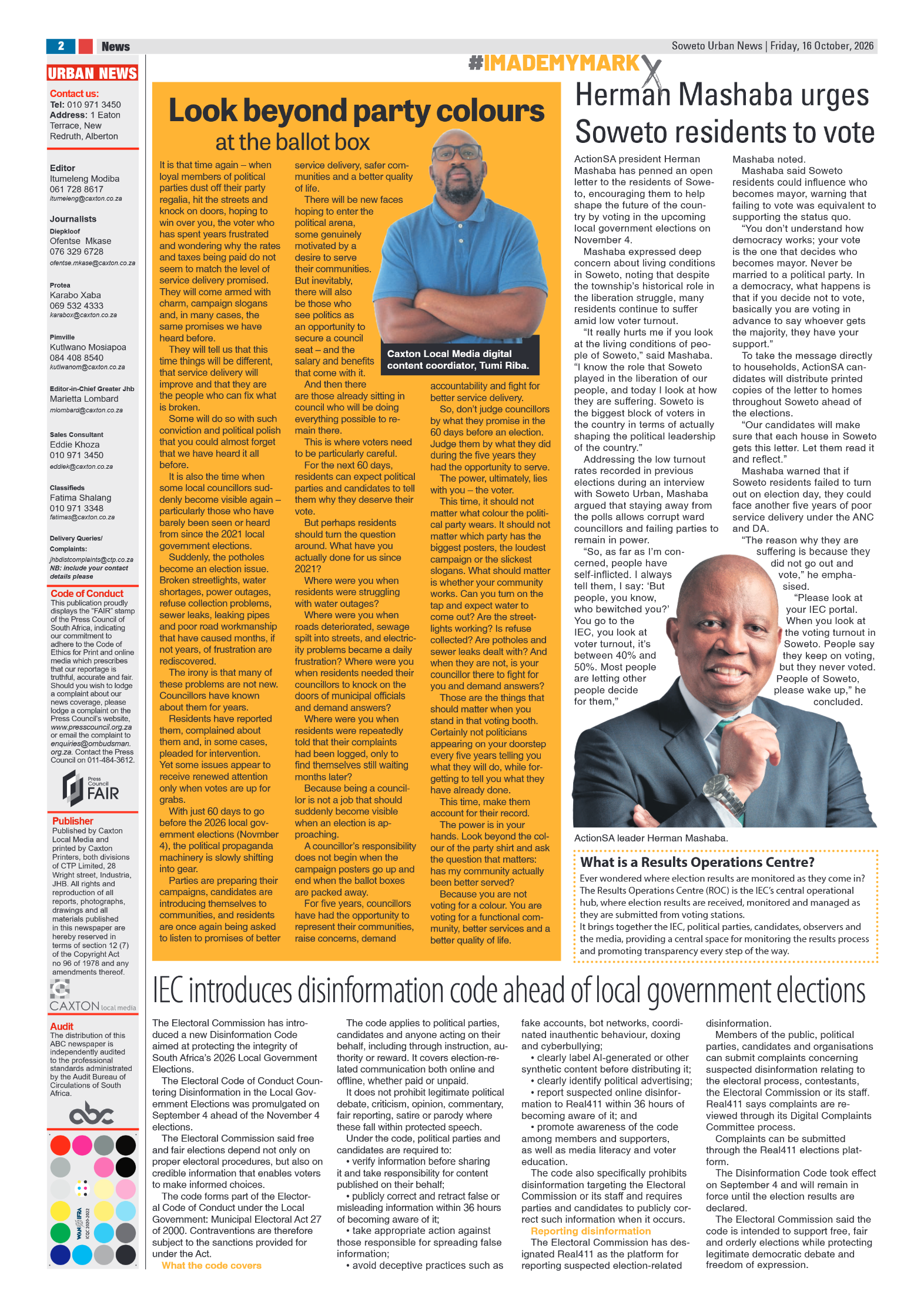 Protea 16 October 2026 page 2