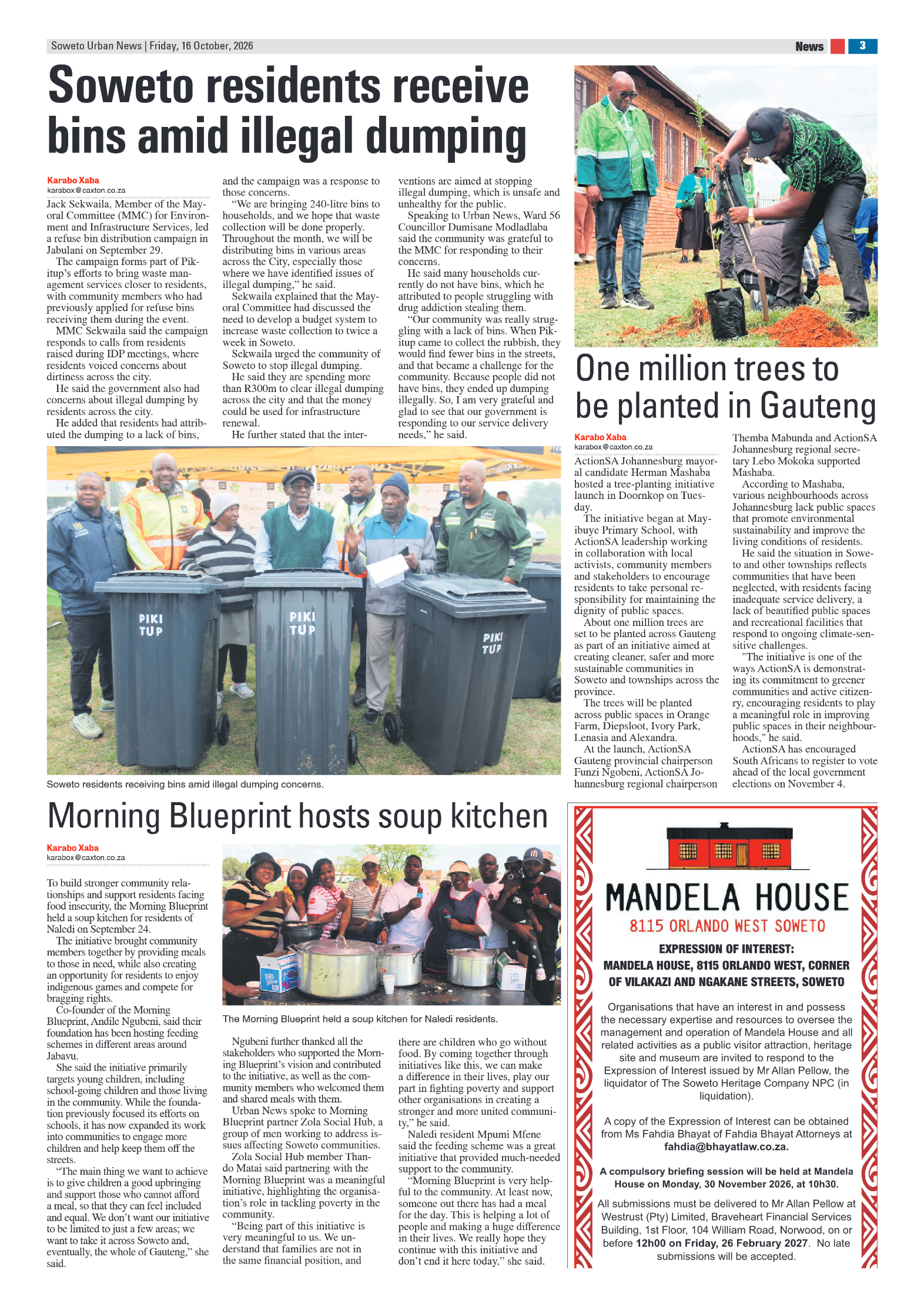 Protea 16 October 2026 page 3
