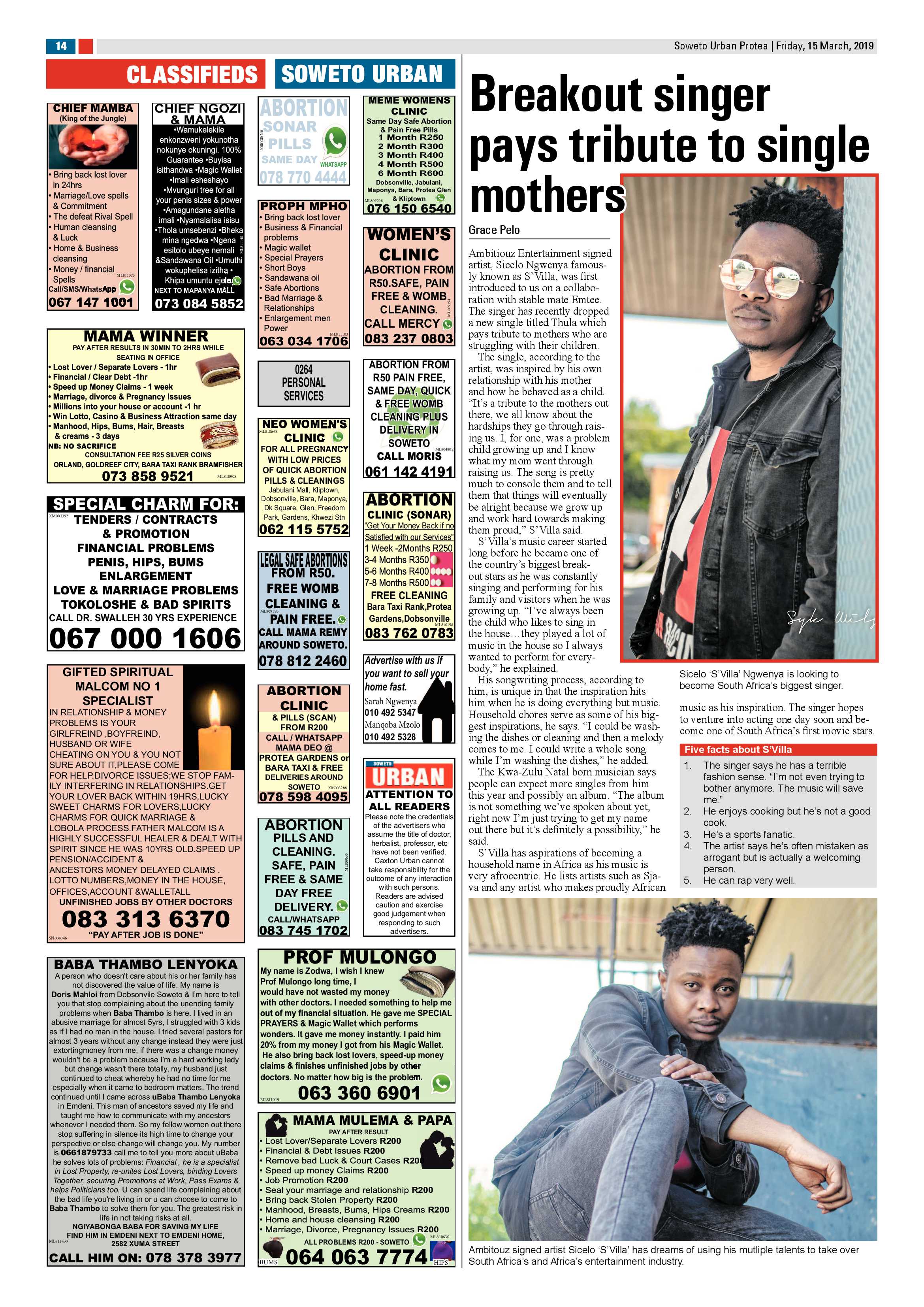 Protea News – March 16 , 2019 page 14