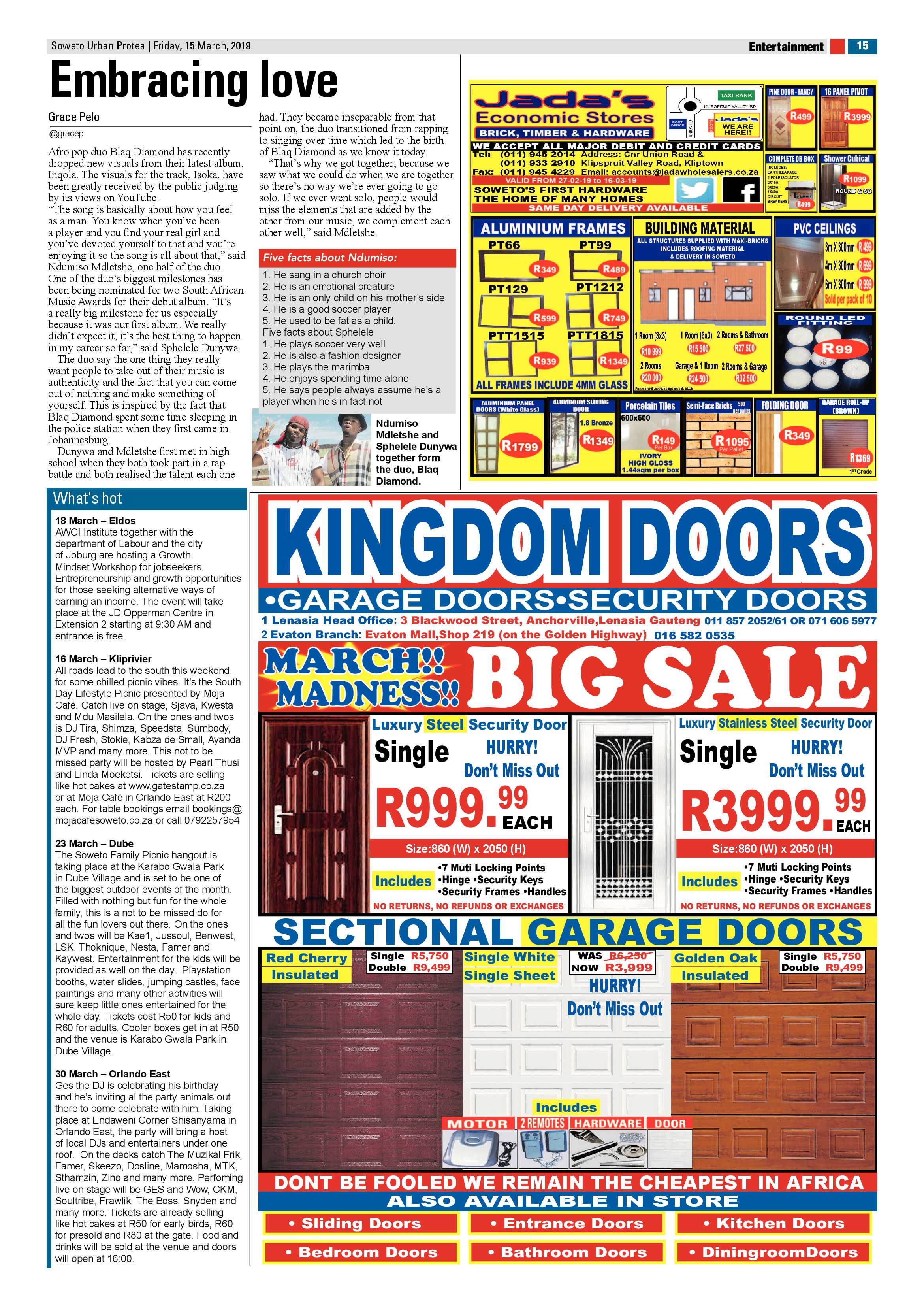 Protea News – March 16 , 2019 page 15