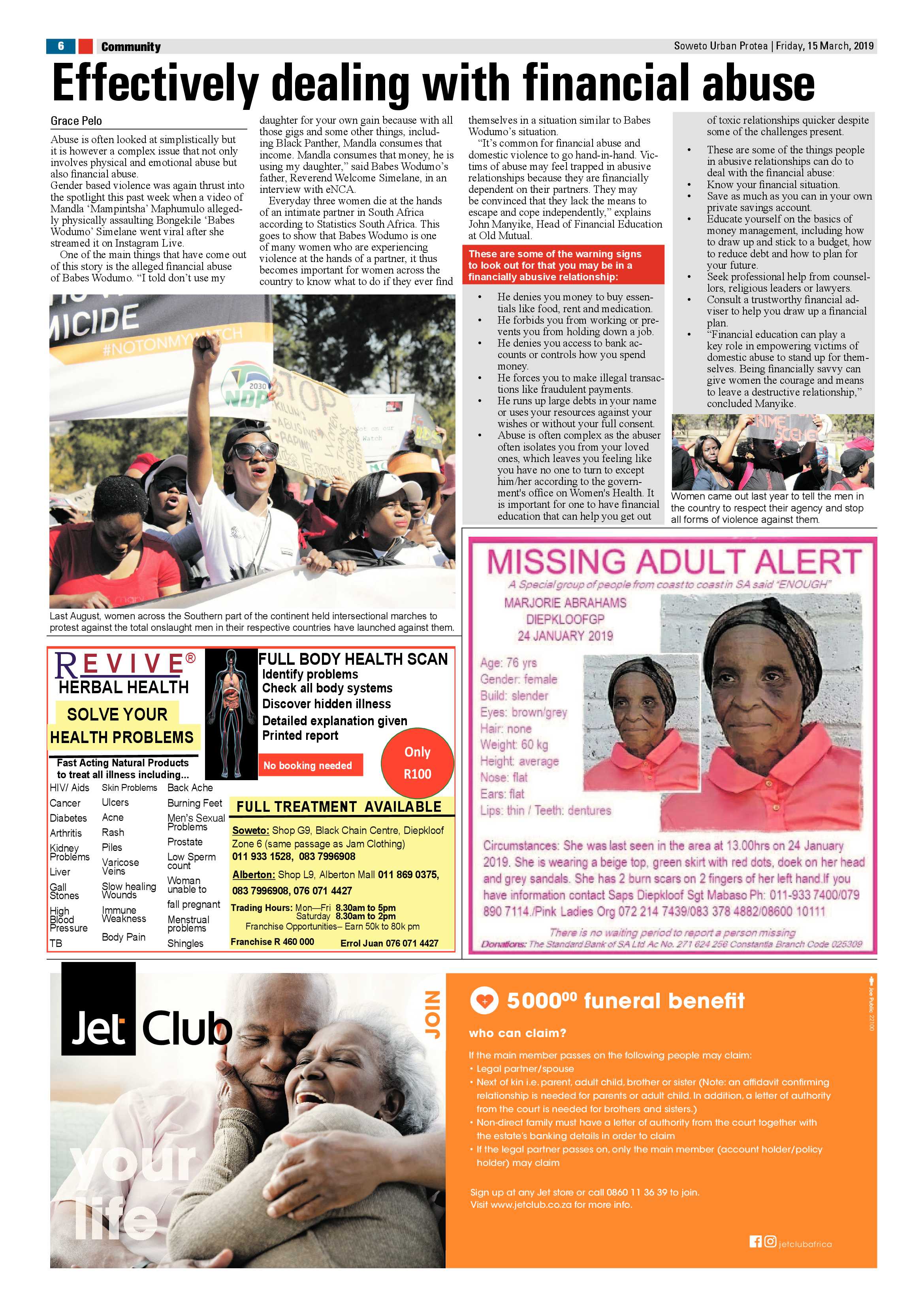 Protea News – March 16 , 2019 page 6