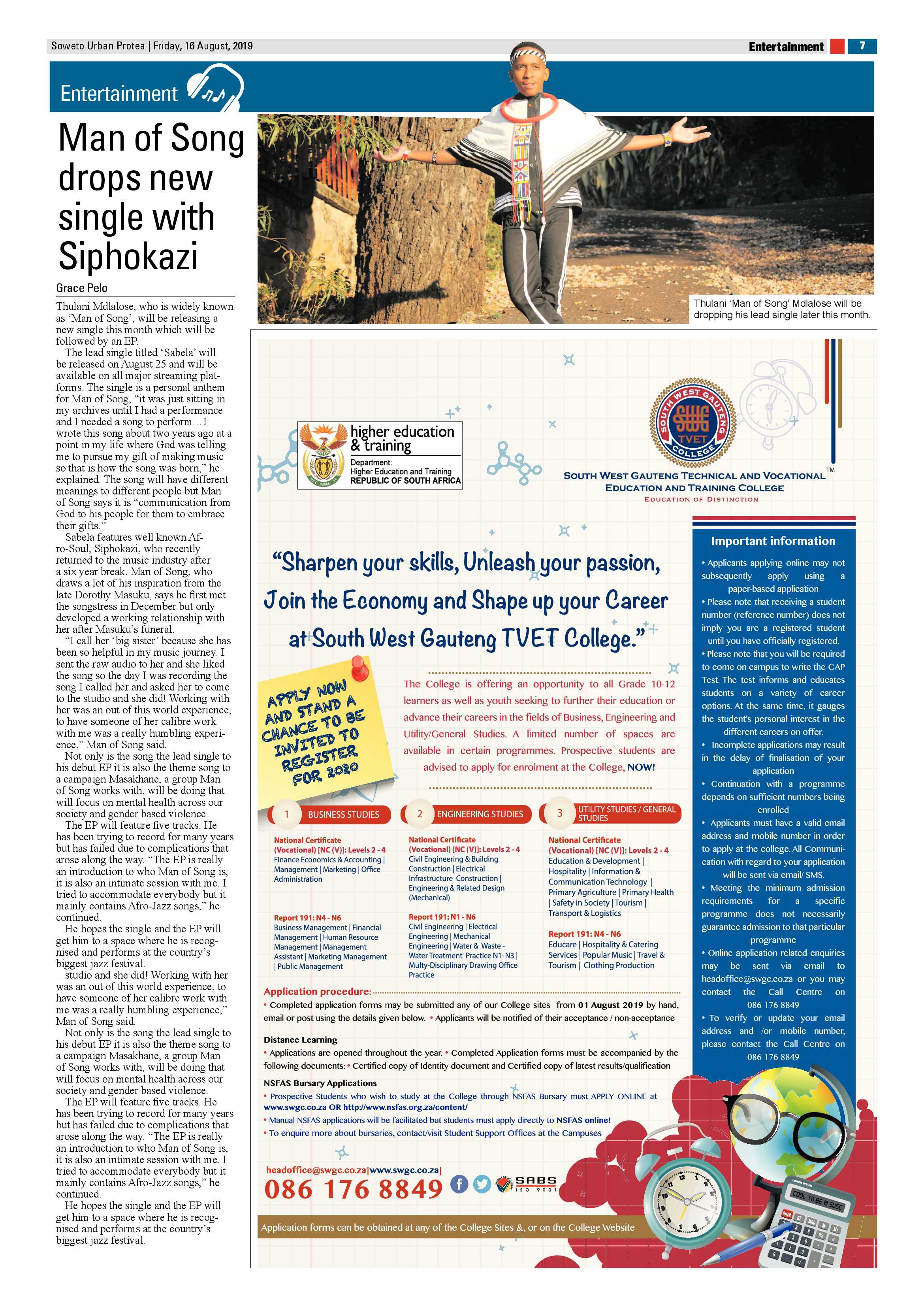 Protea News – August 16, 2019 page 7