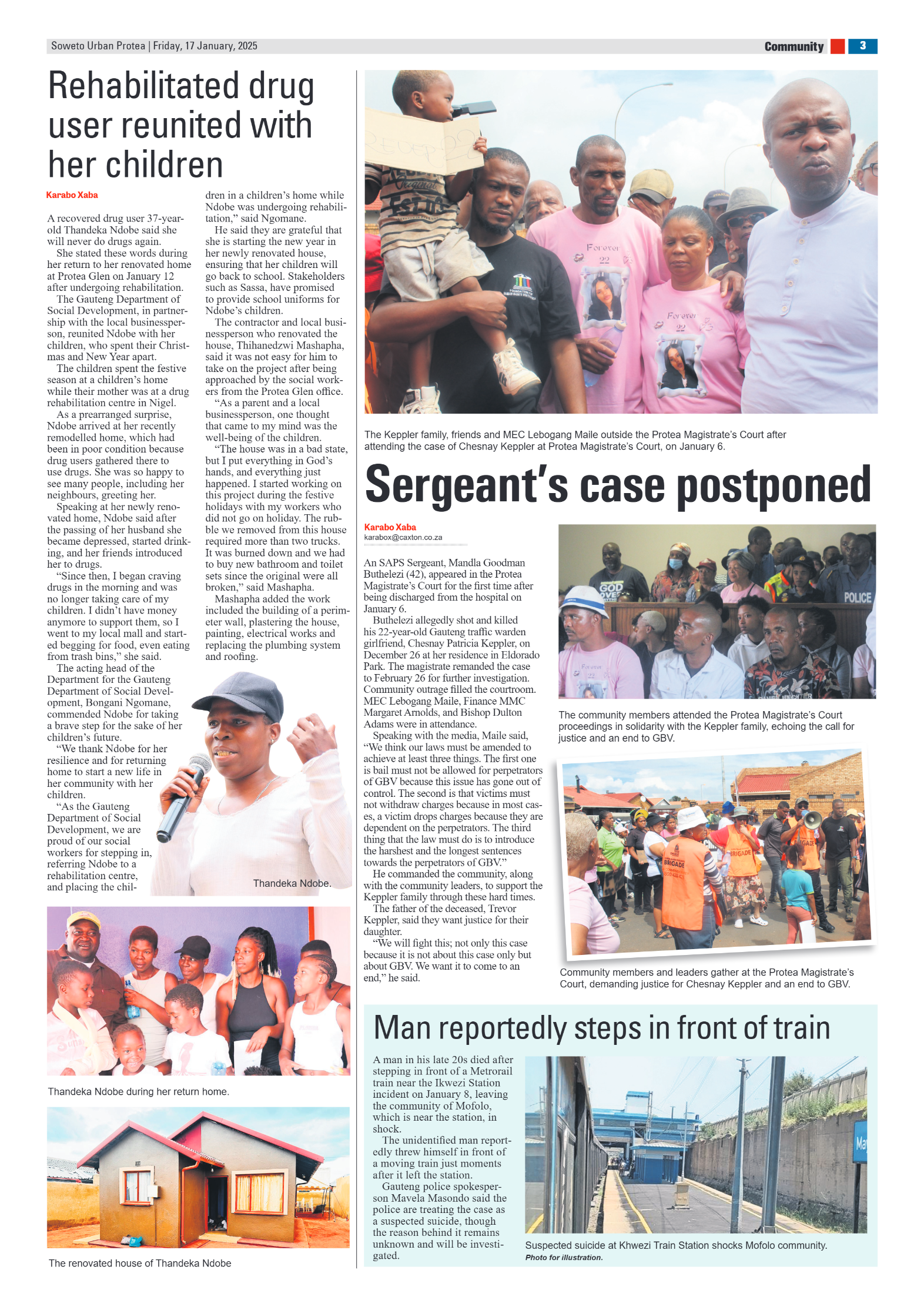 Protea: 17 January 2025 page 3