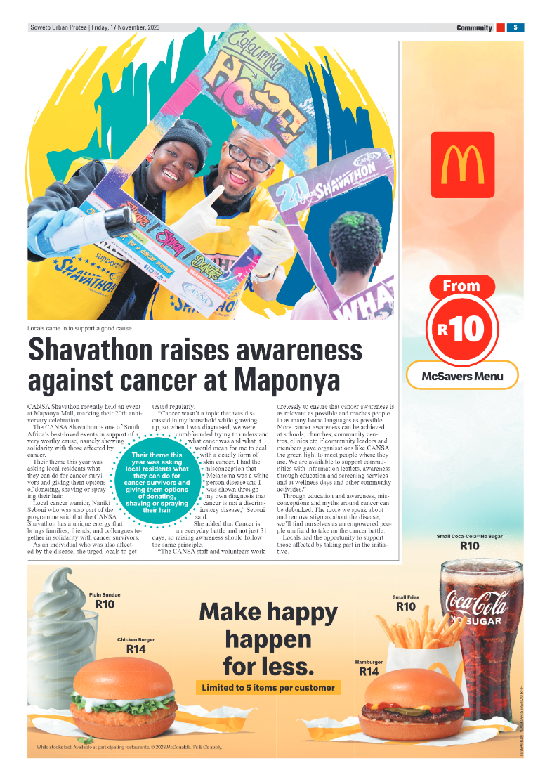 Protea: 17 November 2023 page 5