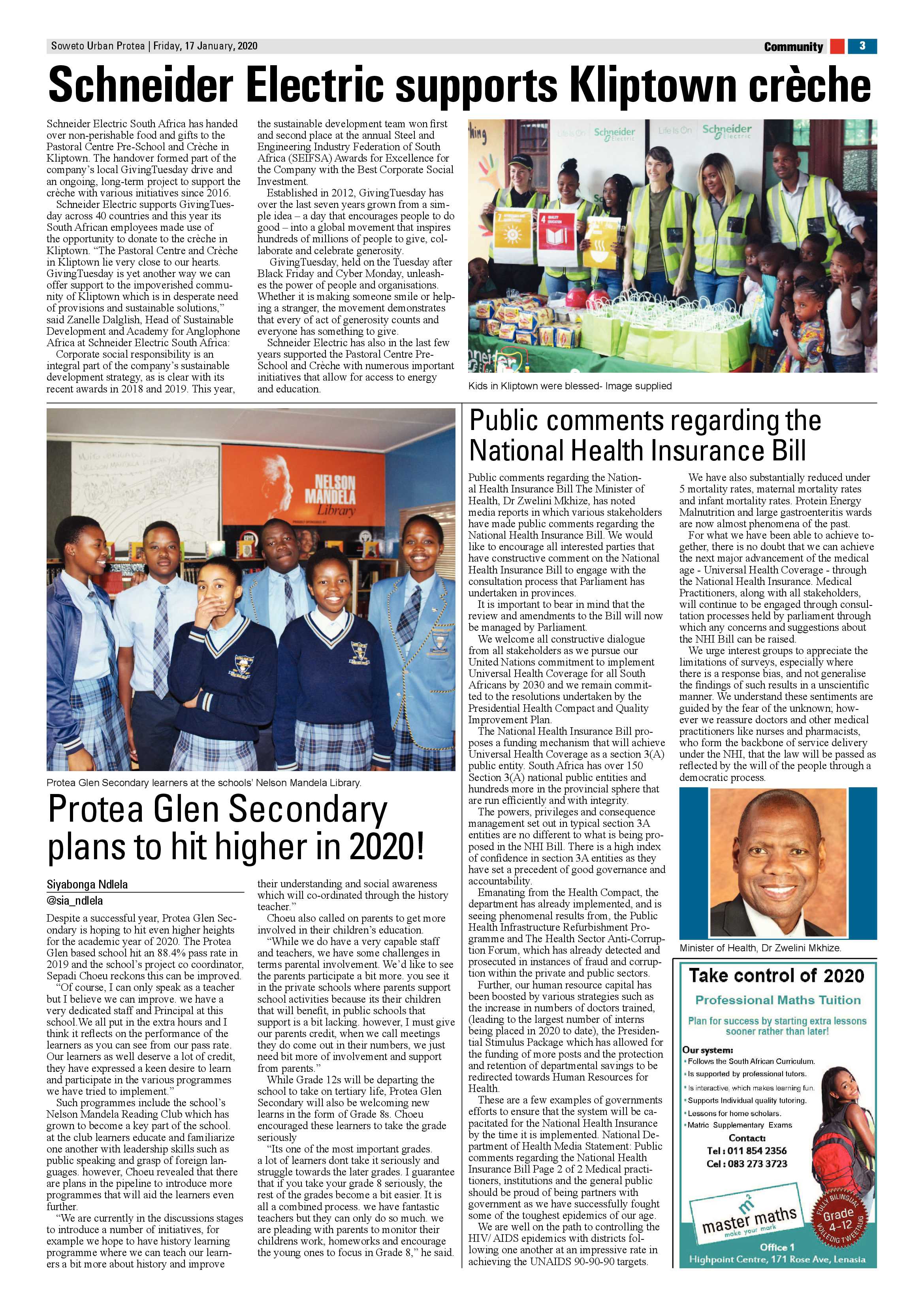 Protea News – January 17, 2020 page 3