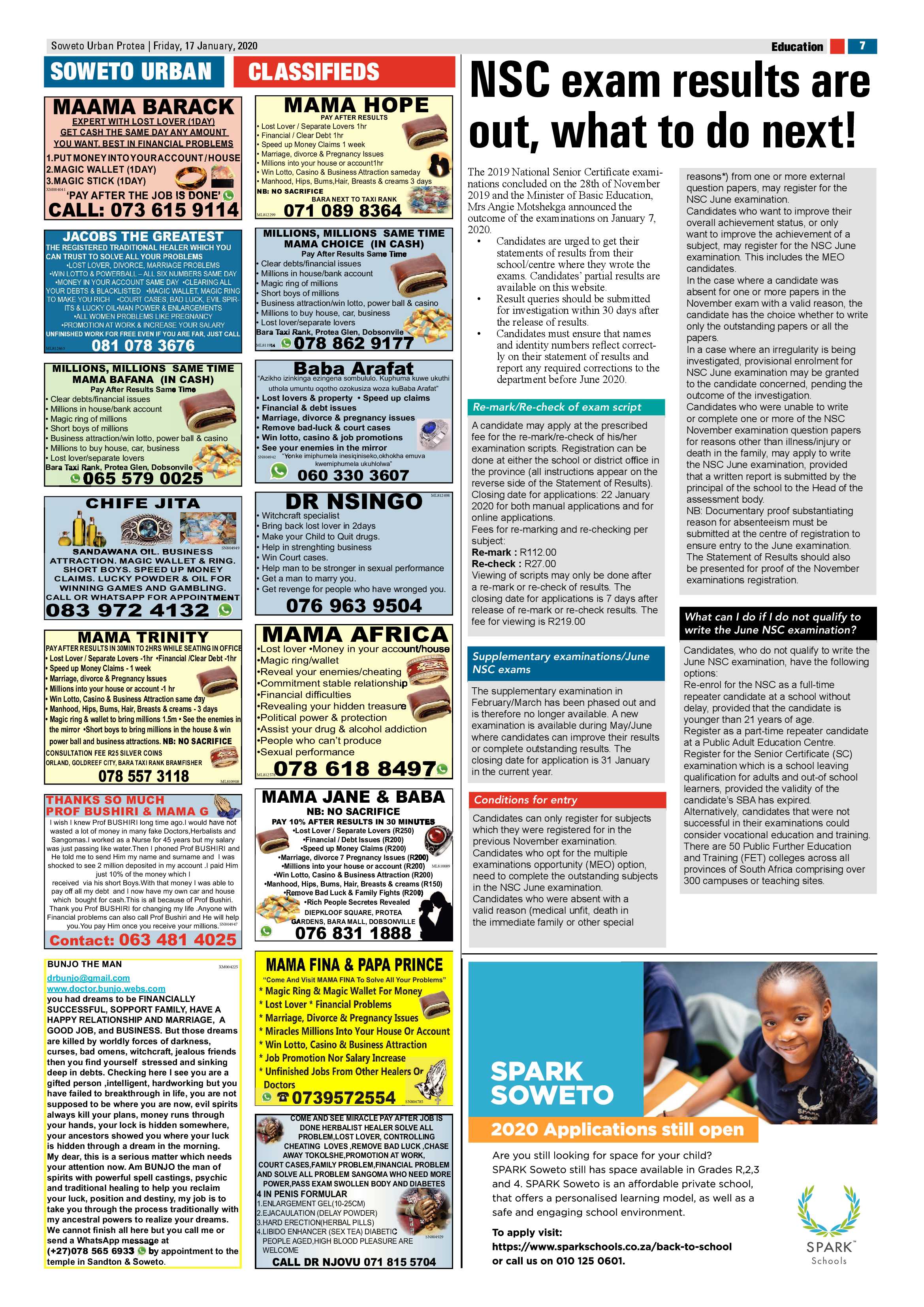Protea News – January 17, 2020 page 7