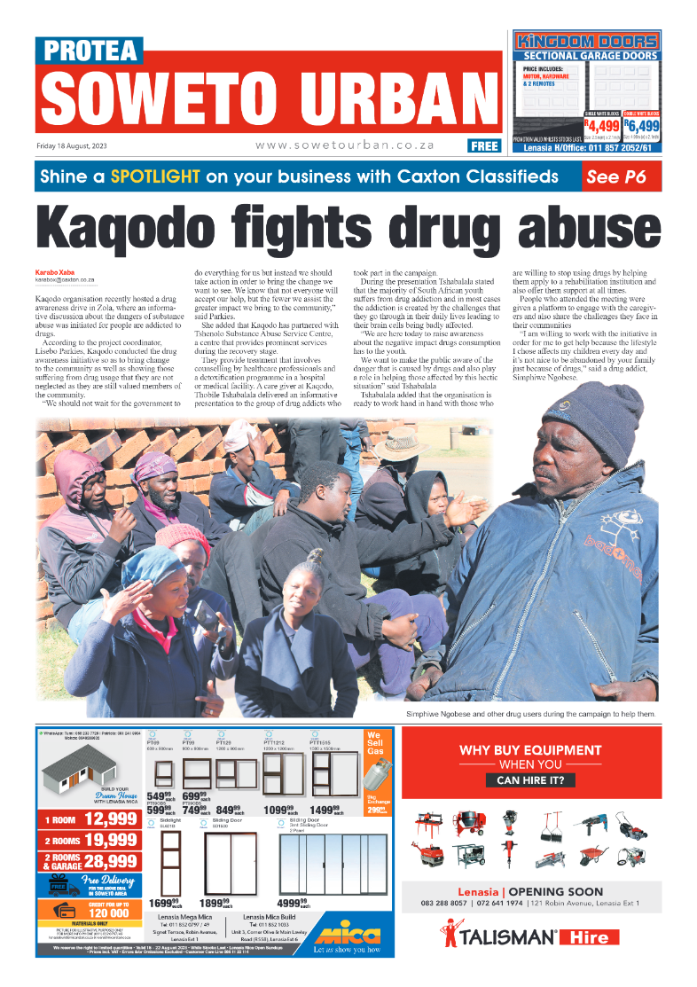 Protea: 18 August 2023 page 1
