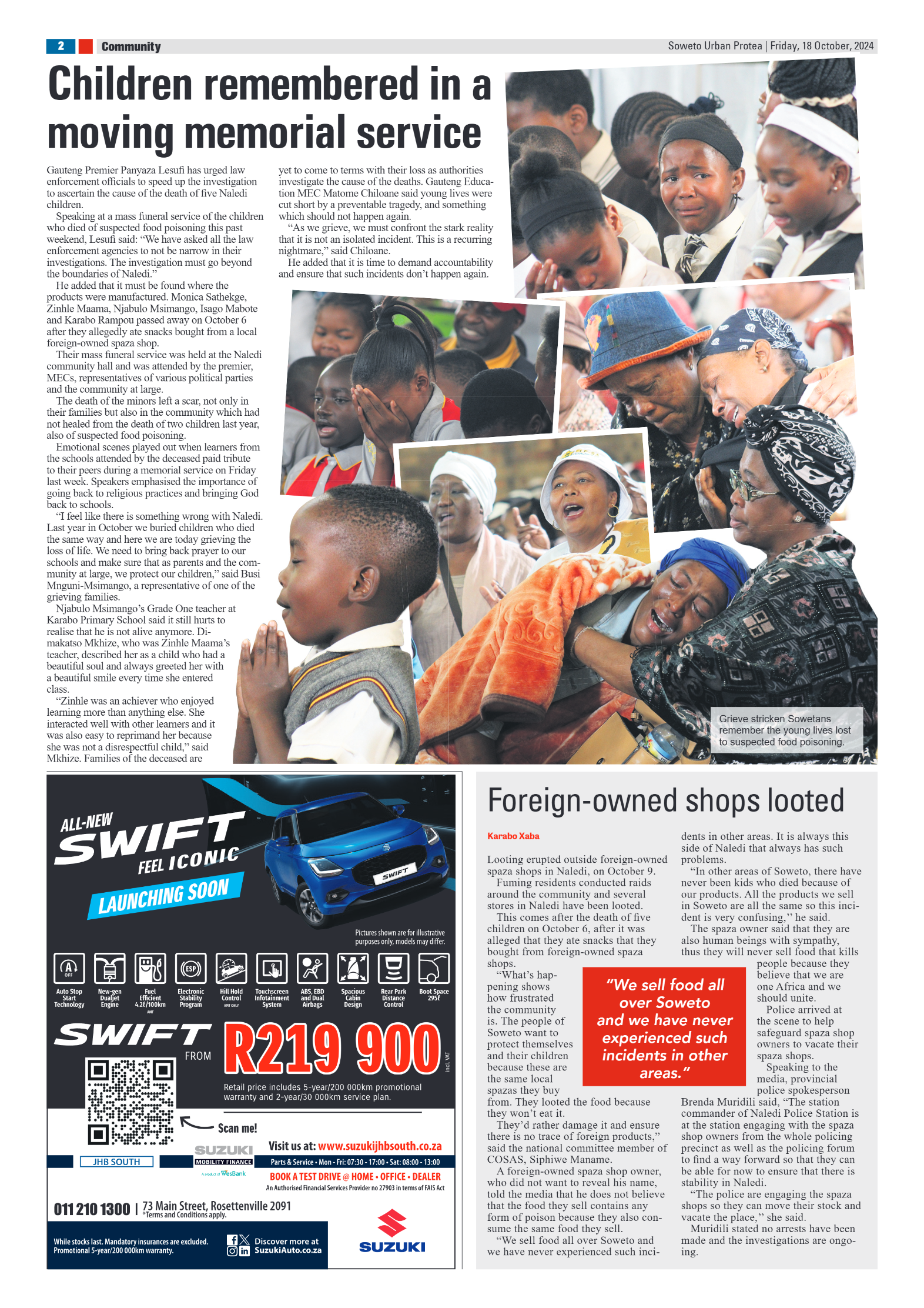 Protea: 18 October 2024 page 2