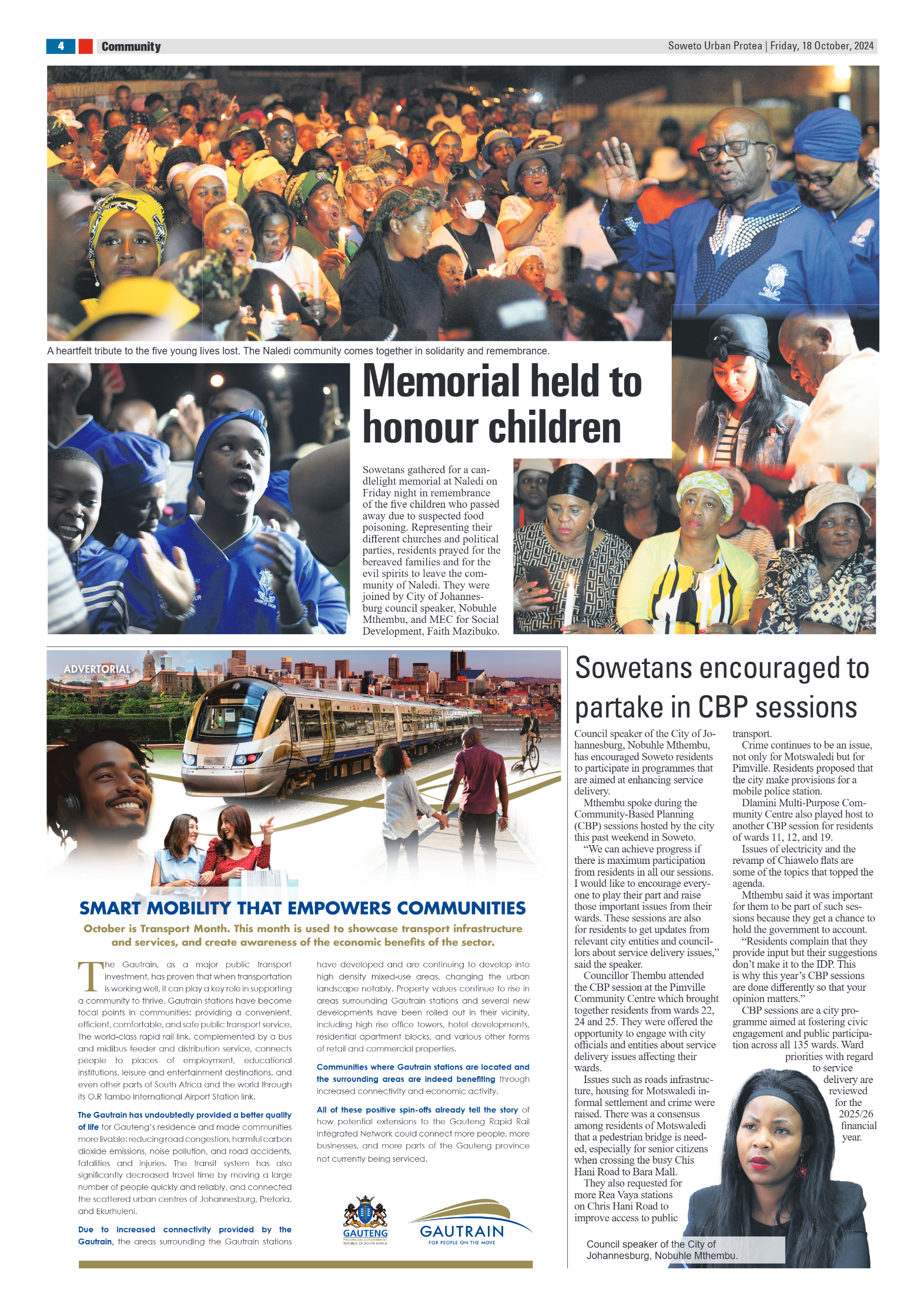 Protea: 18 October 2024 page 4