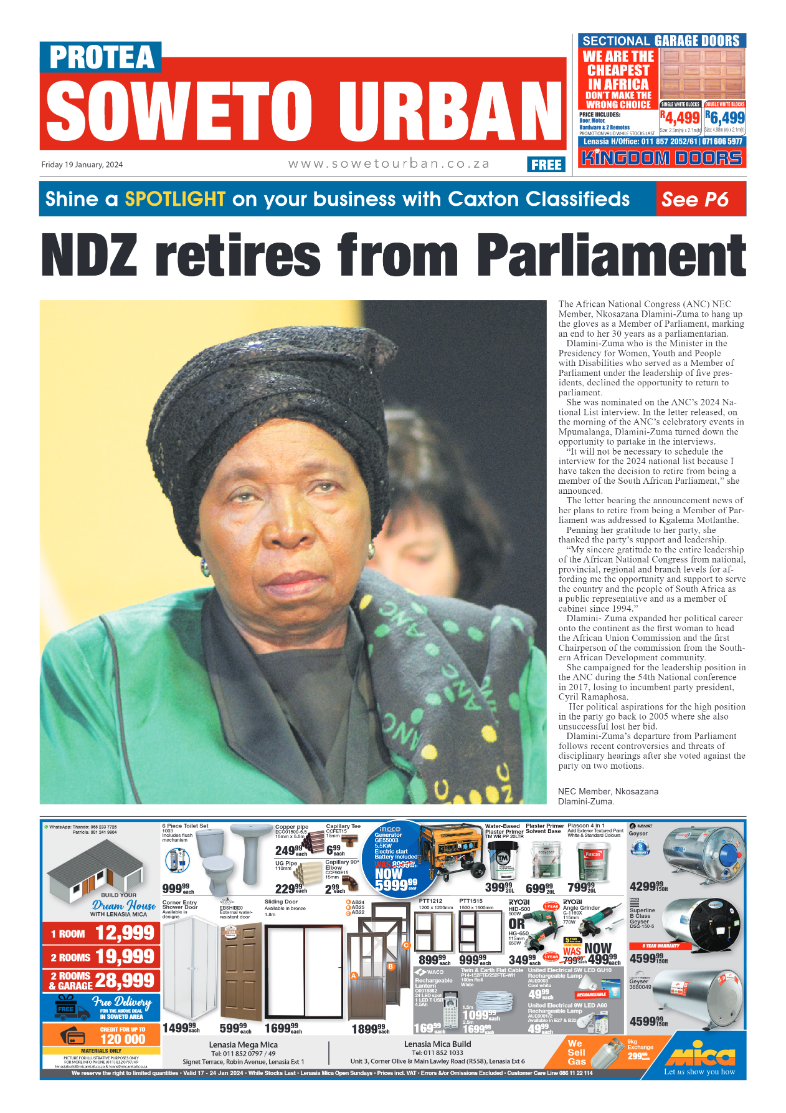 Protea: 19 January 2024 page 1