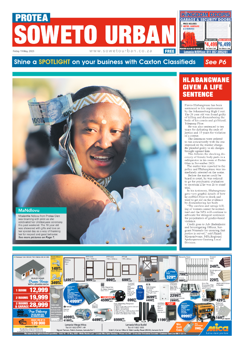 Protea: 19 May 2023 page 1