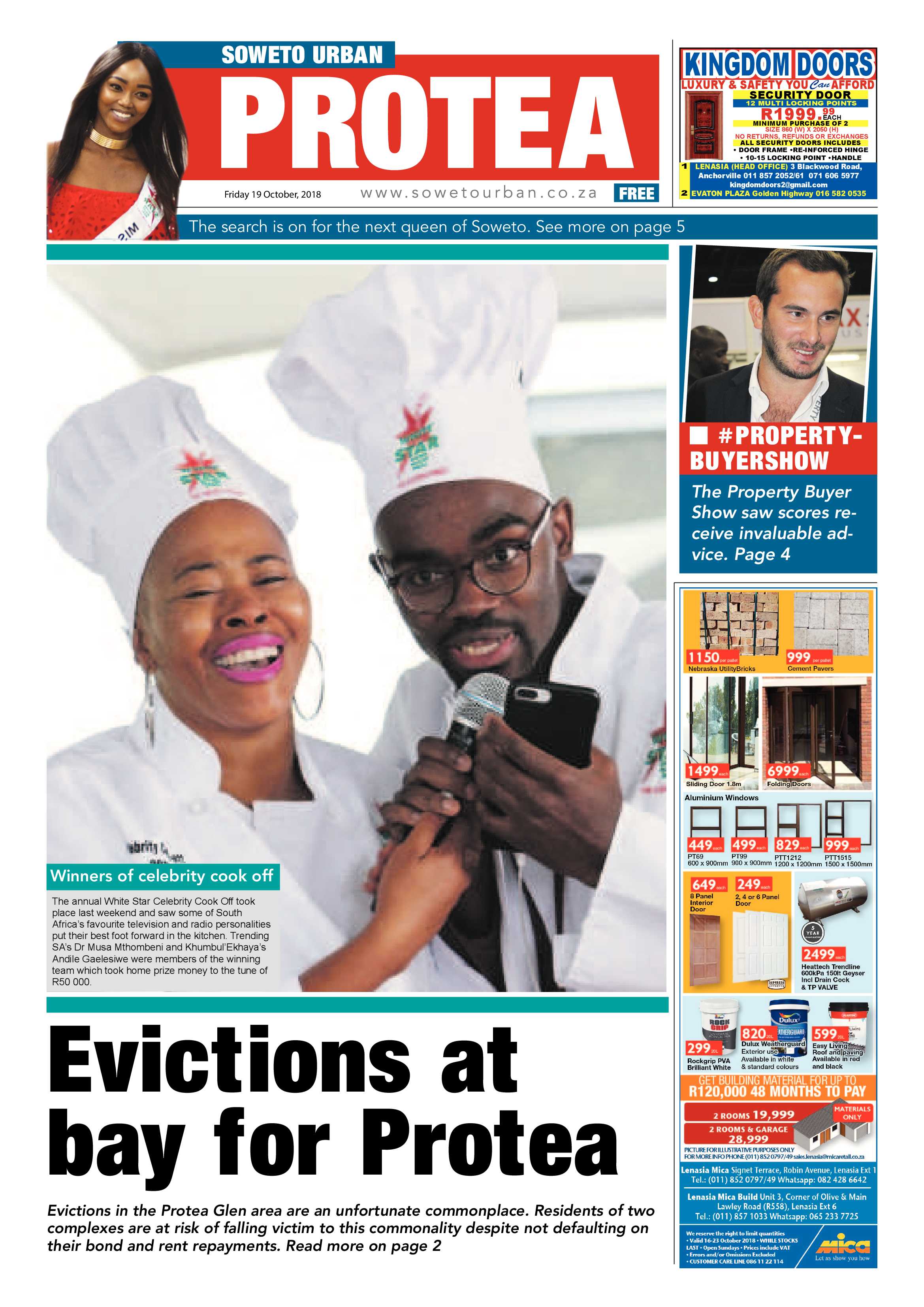 Protea – October 19, 2018 issue page 1