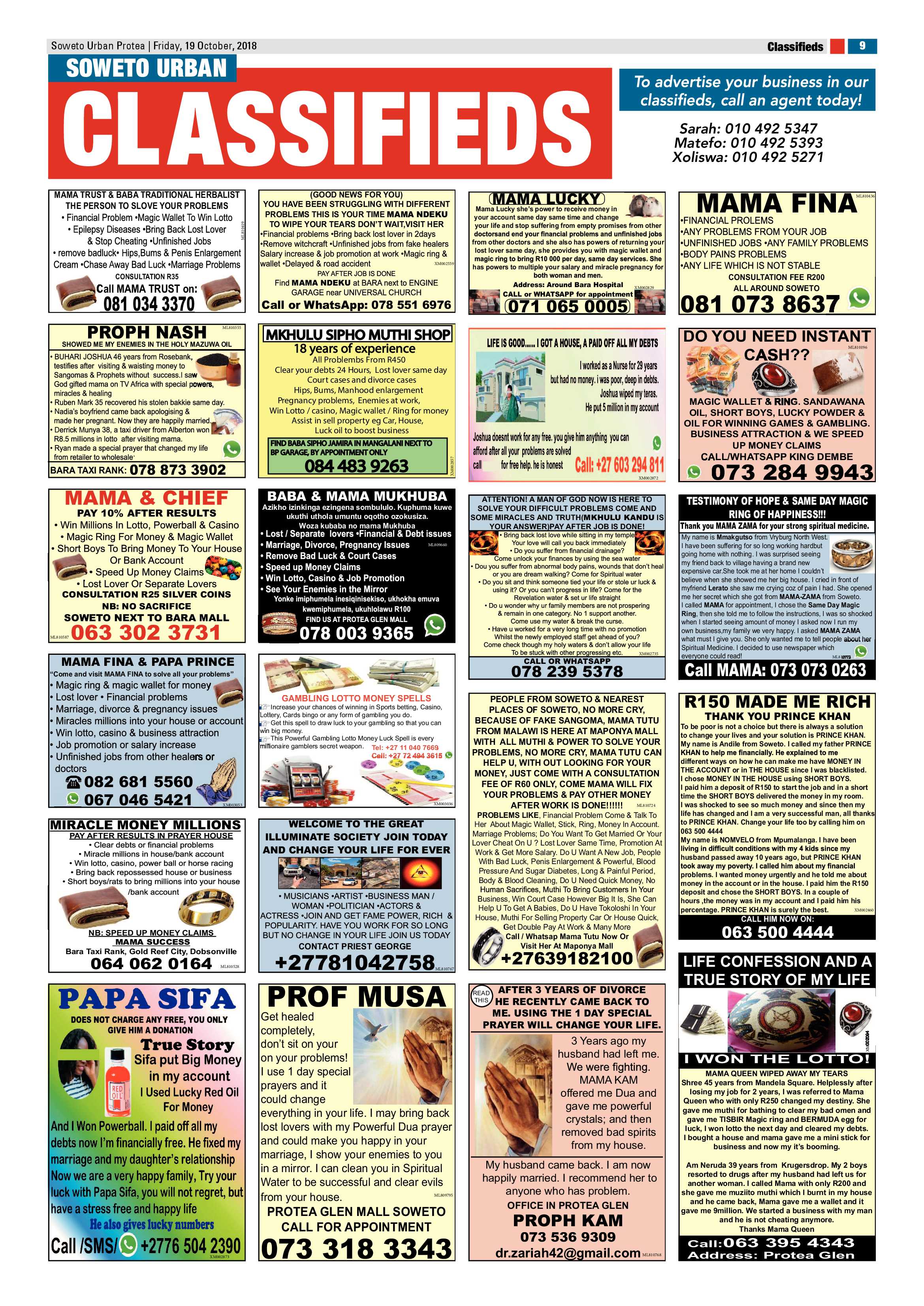 Protea – October 19, 2018 issue page 9