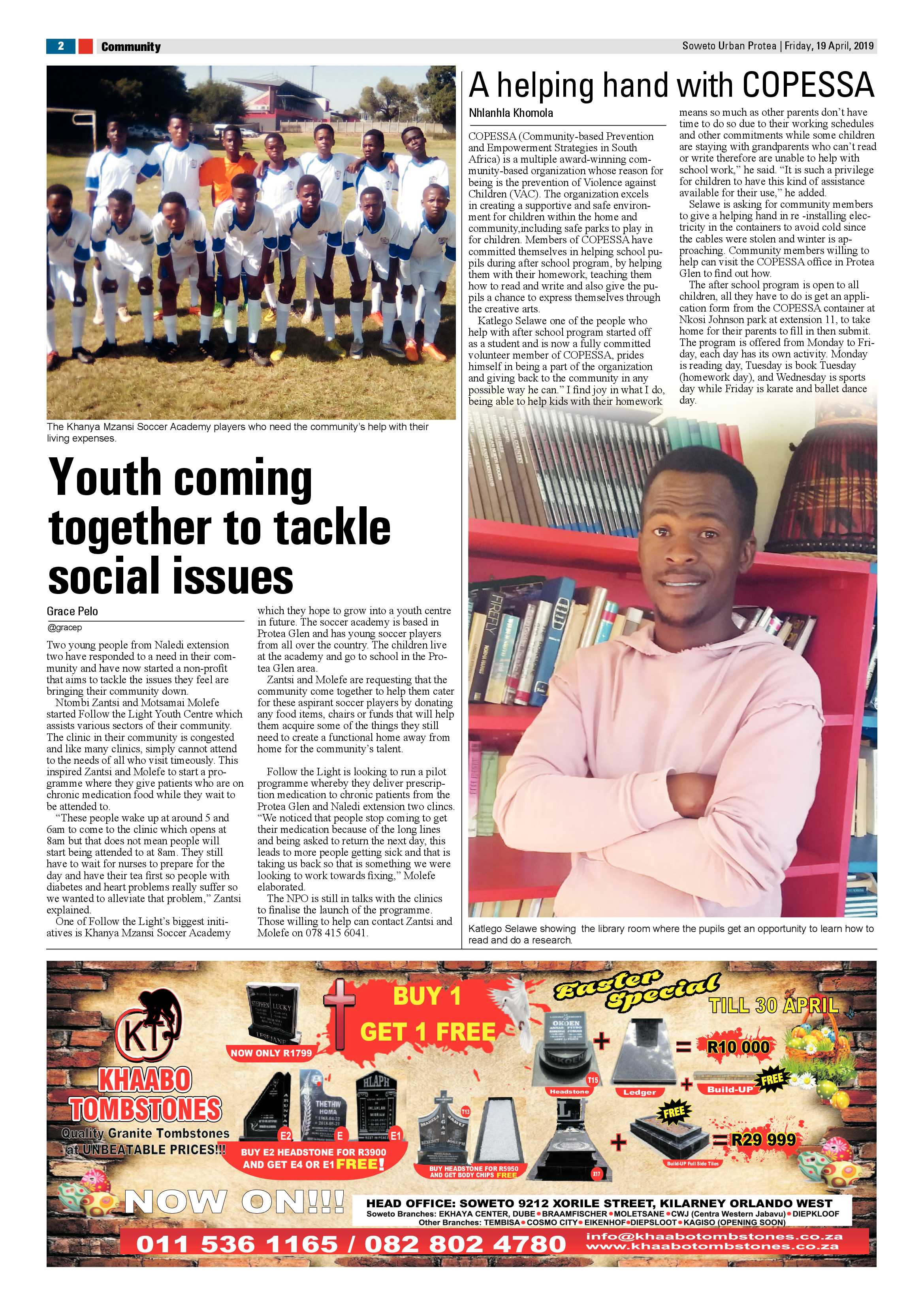 Protea News – April 19 , 2019 page 2