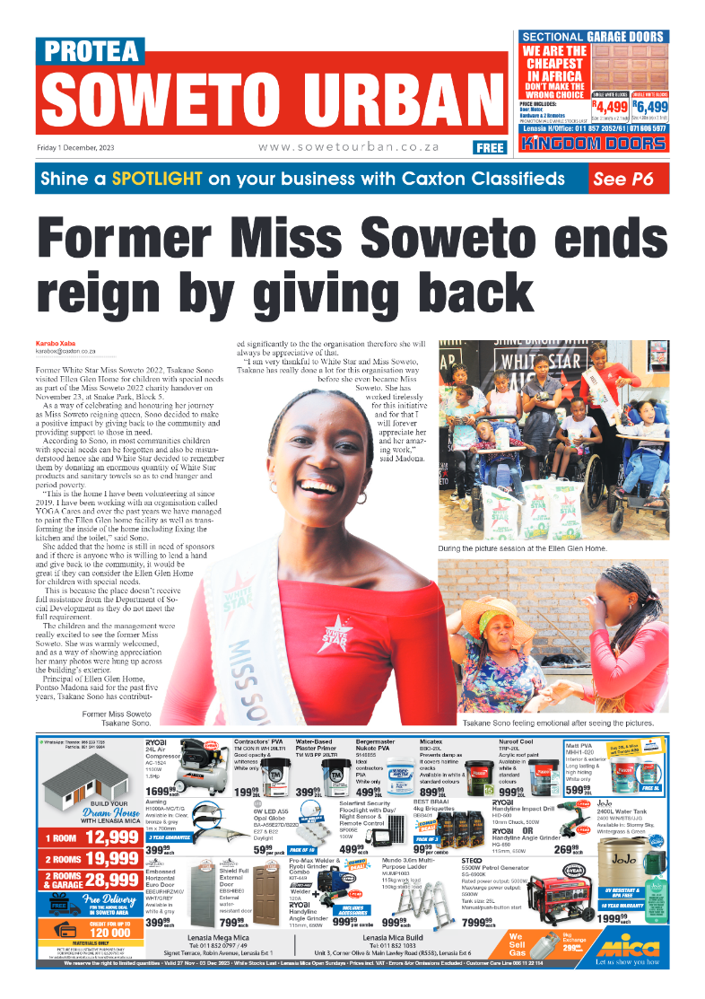 Protea: 1 December 2023 page 1