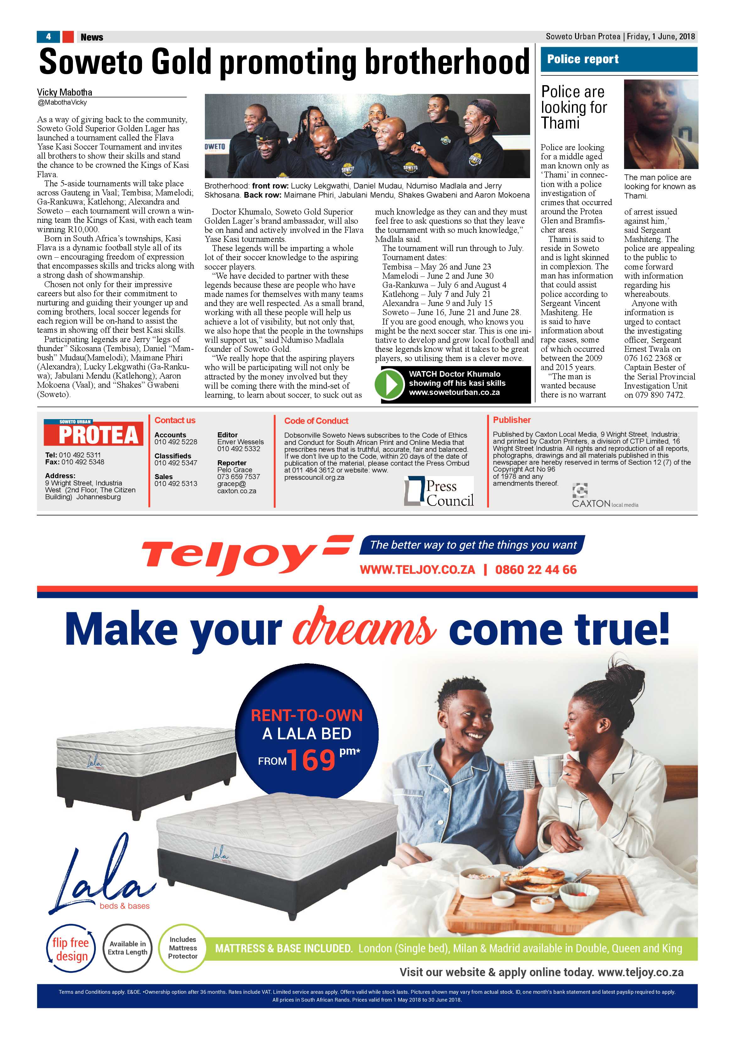 Protea – June 1, 2018 issue page 4