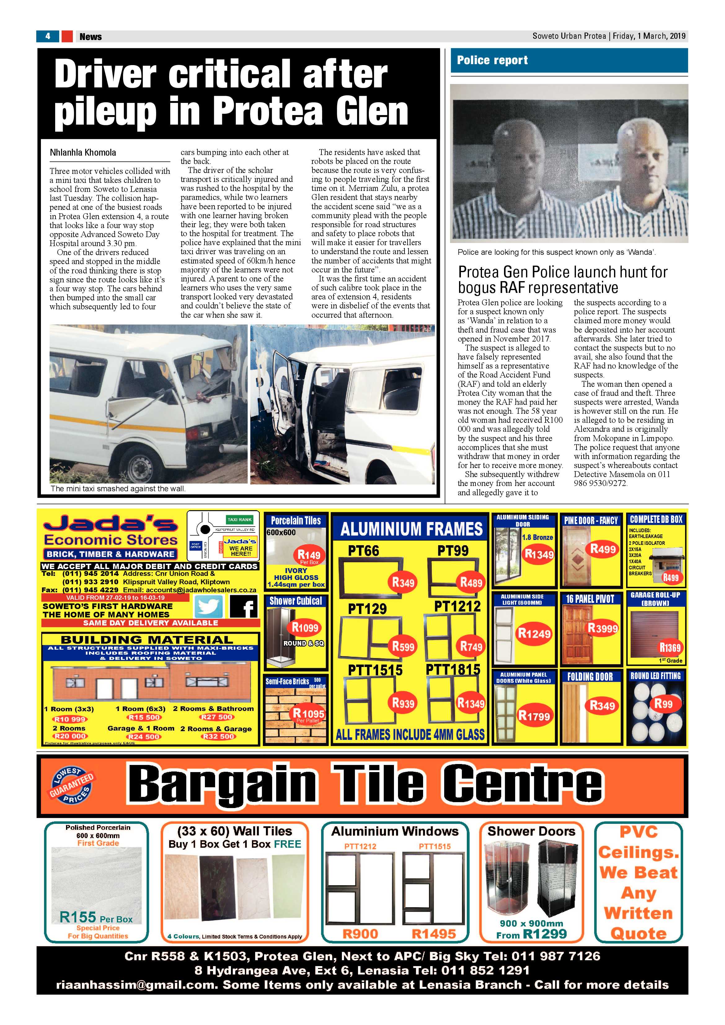 Protea News – March 1, 2019 page 4