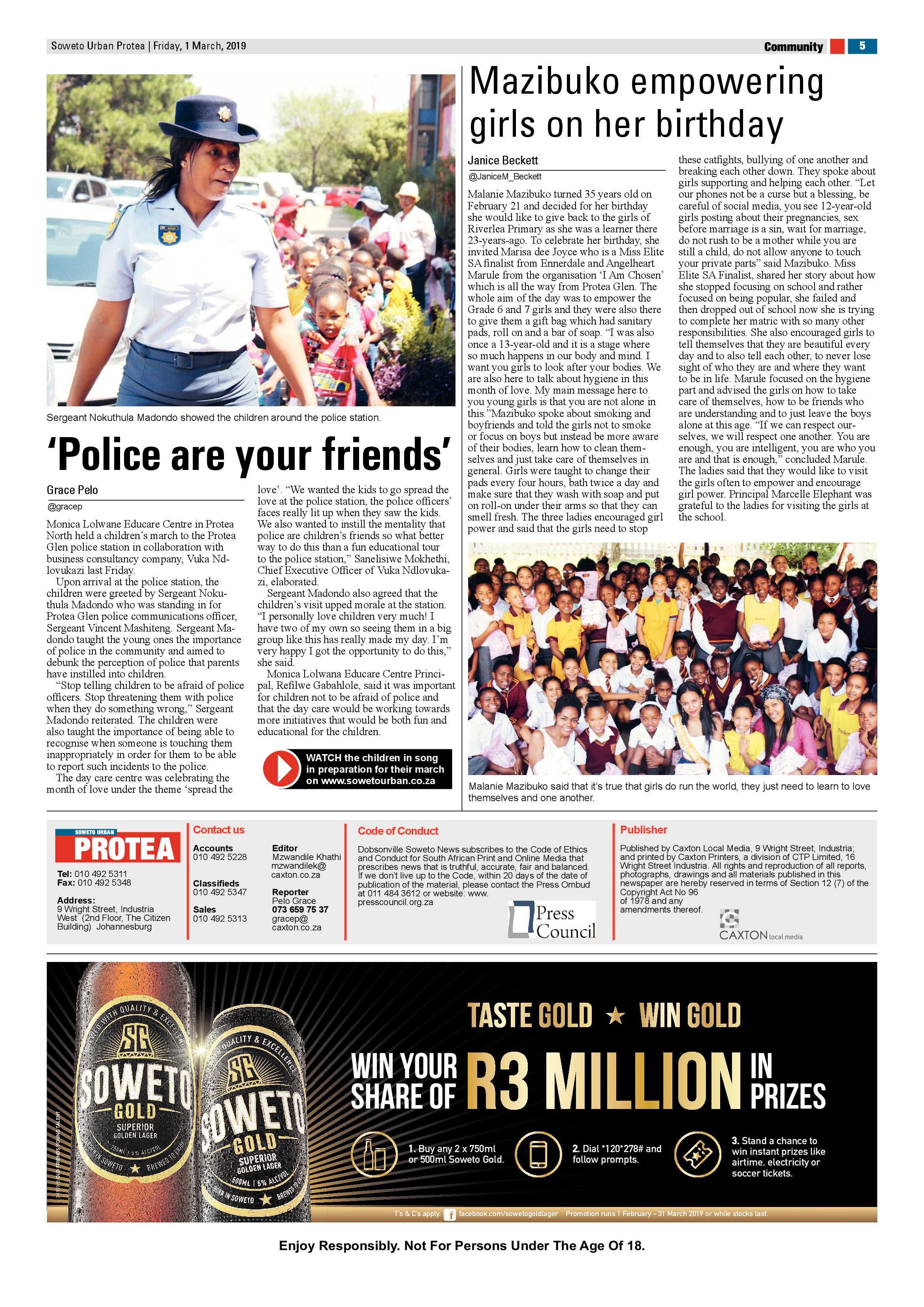 Protea News – March 1, 2019 page 5