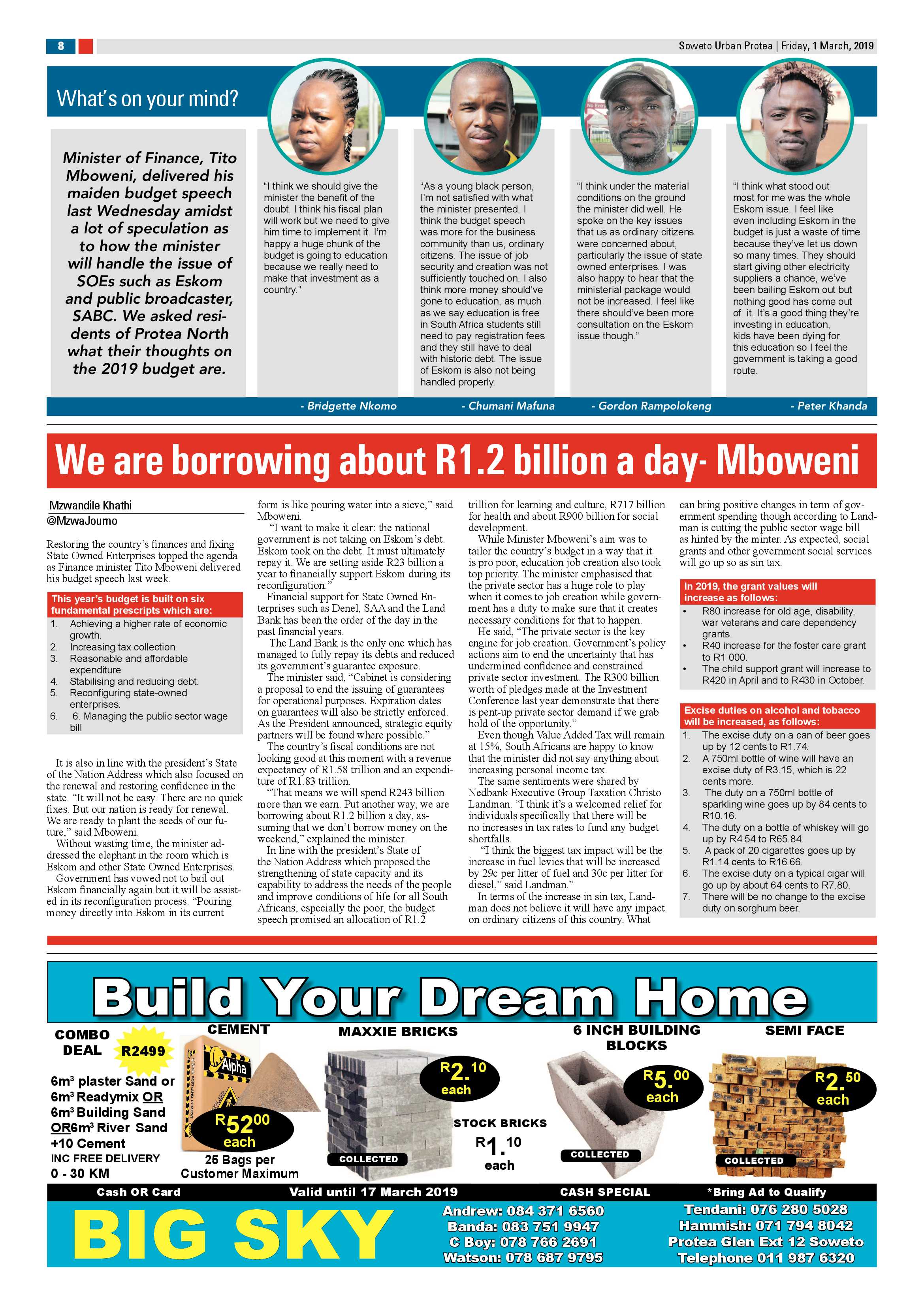 Protea News – March 1, 2019 page 8