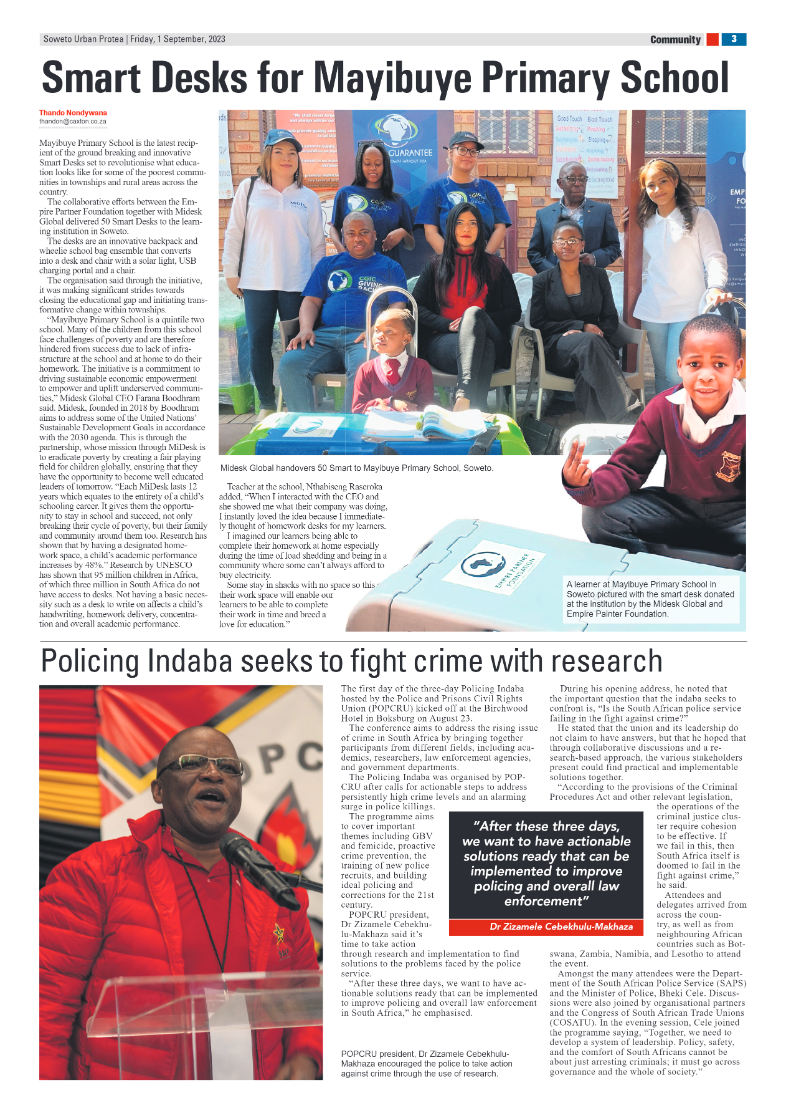 Protea: 01 September 2023 page 3
