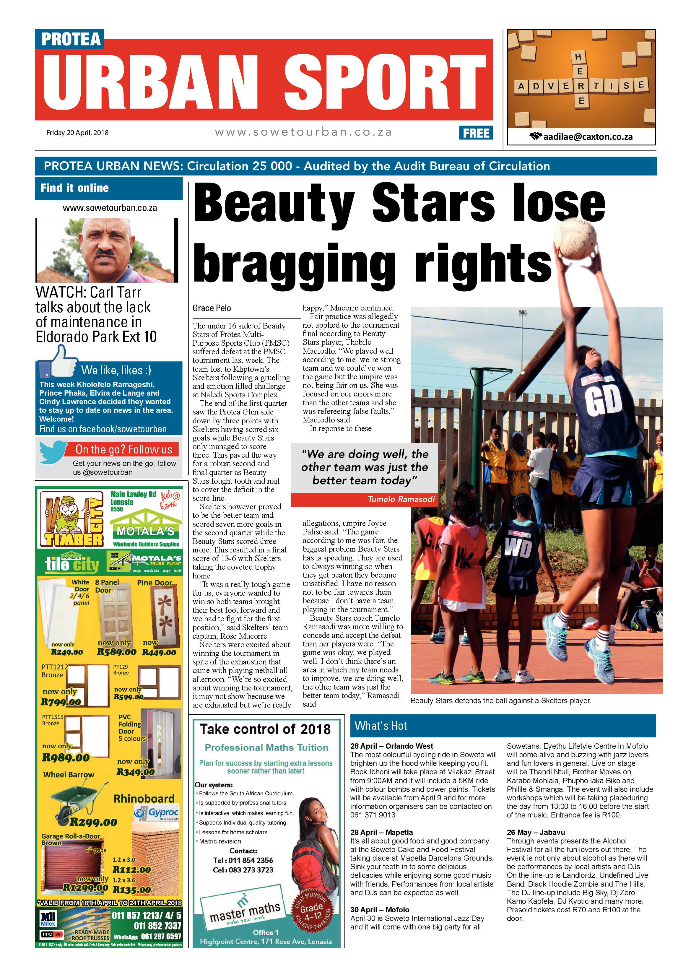 Protea – April 20, 2018 issue page 13