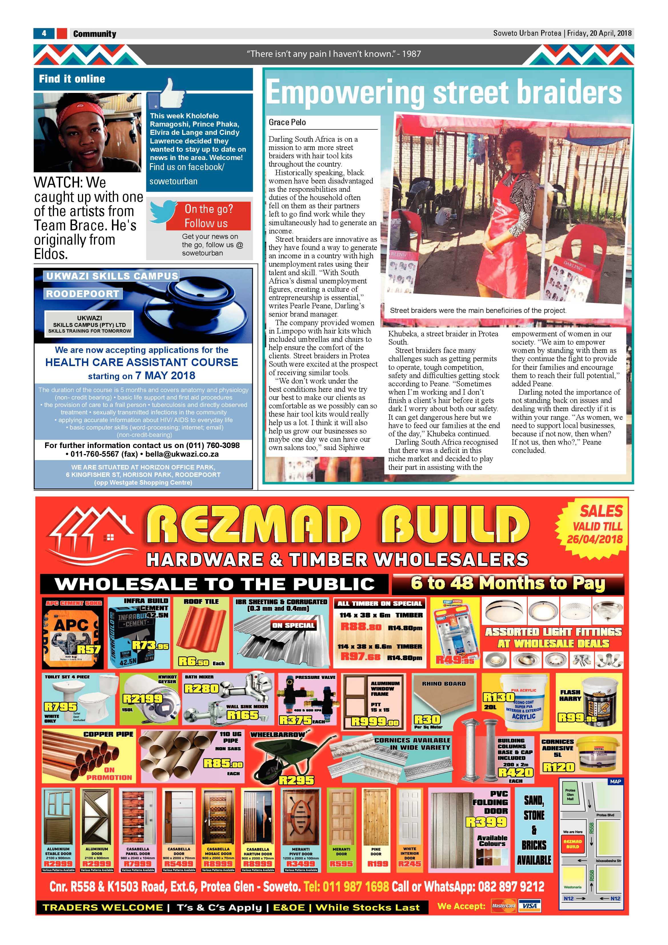 Protea – April 20, 2018 issue page 4