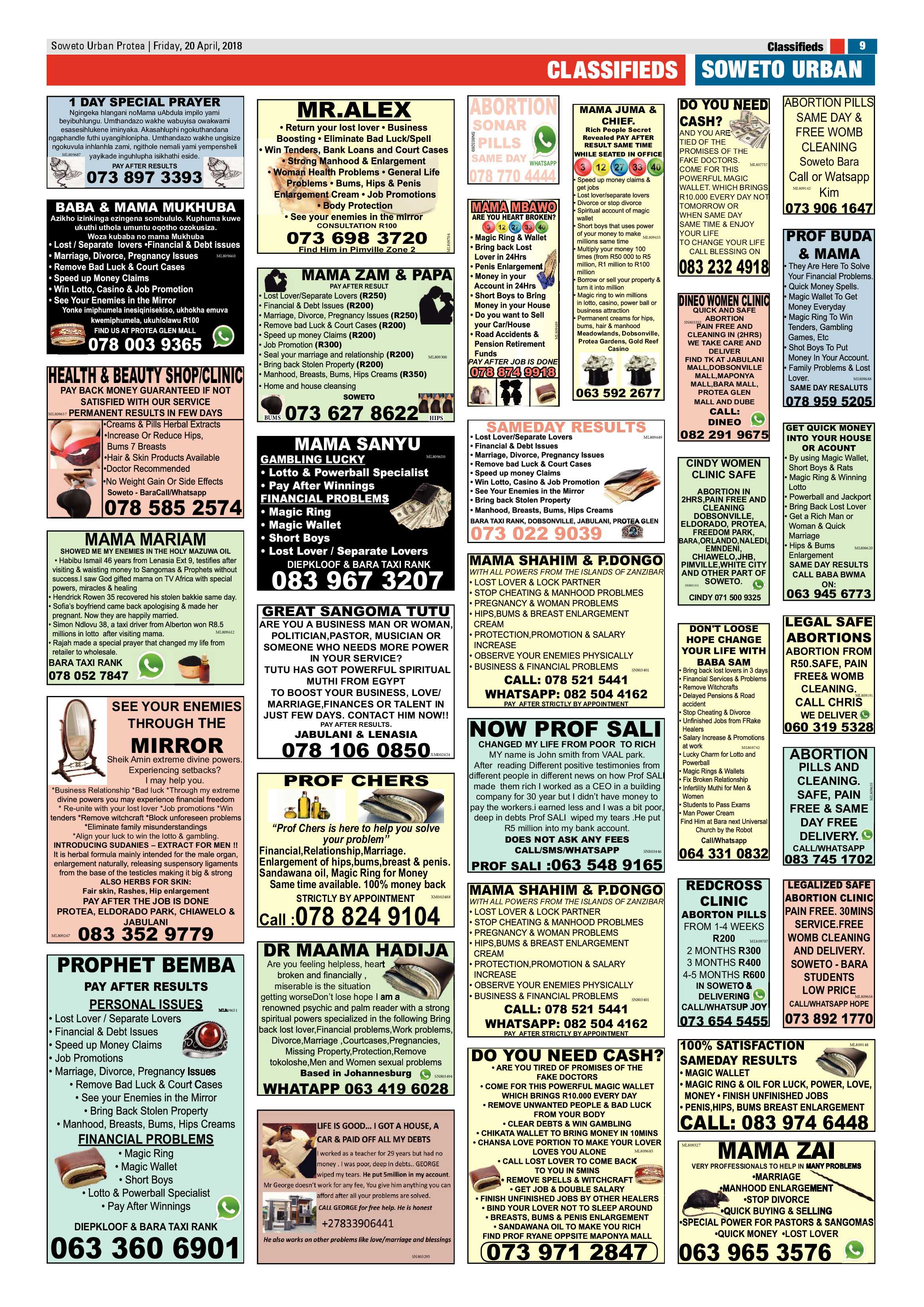 Protea – April 20, 2018 issue page 9