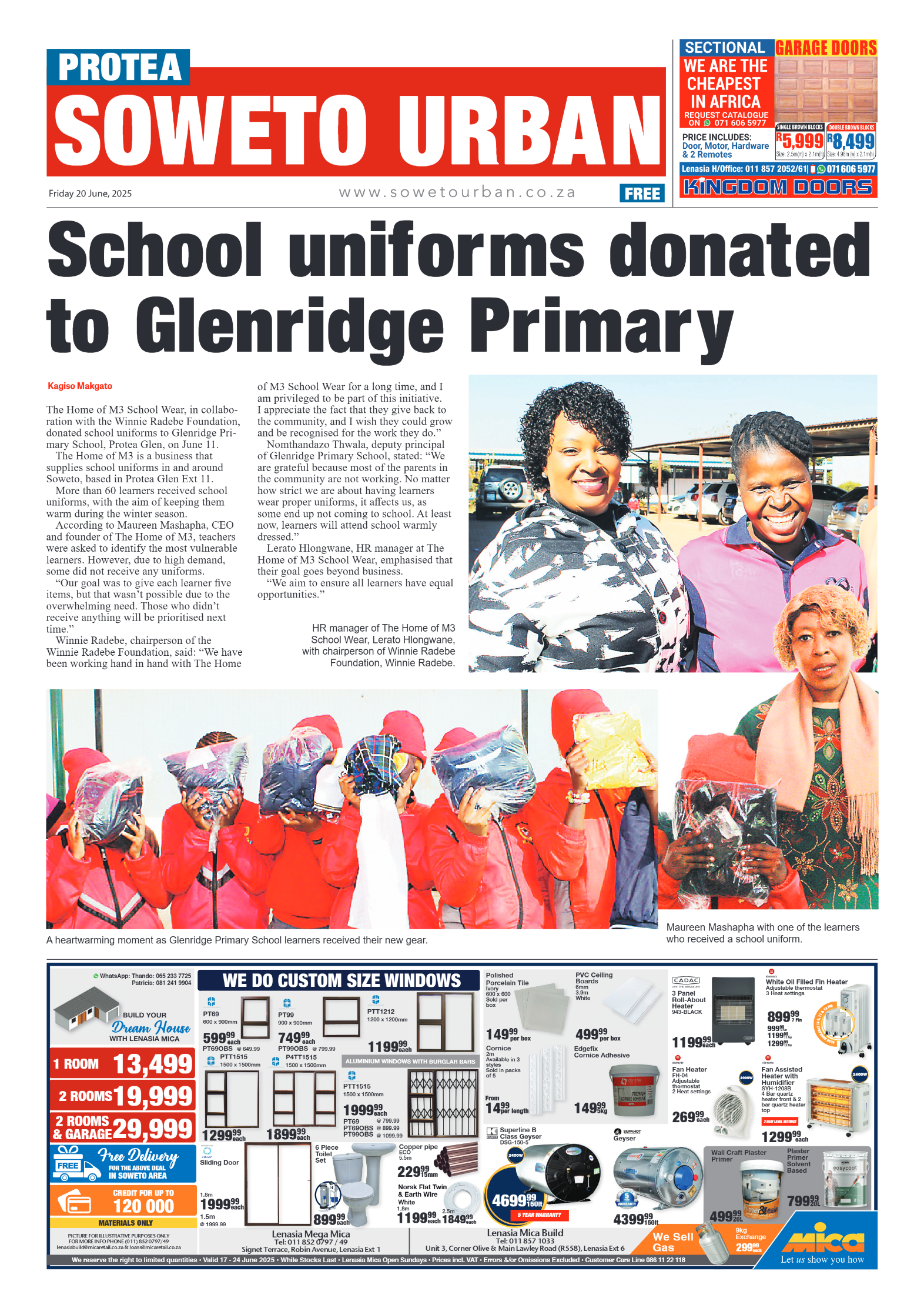 Protea: 20 June 2025 page 1