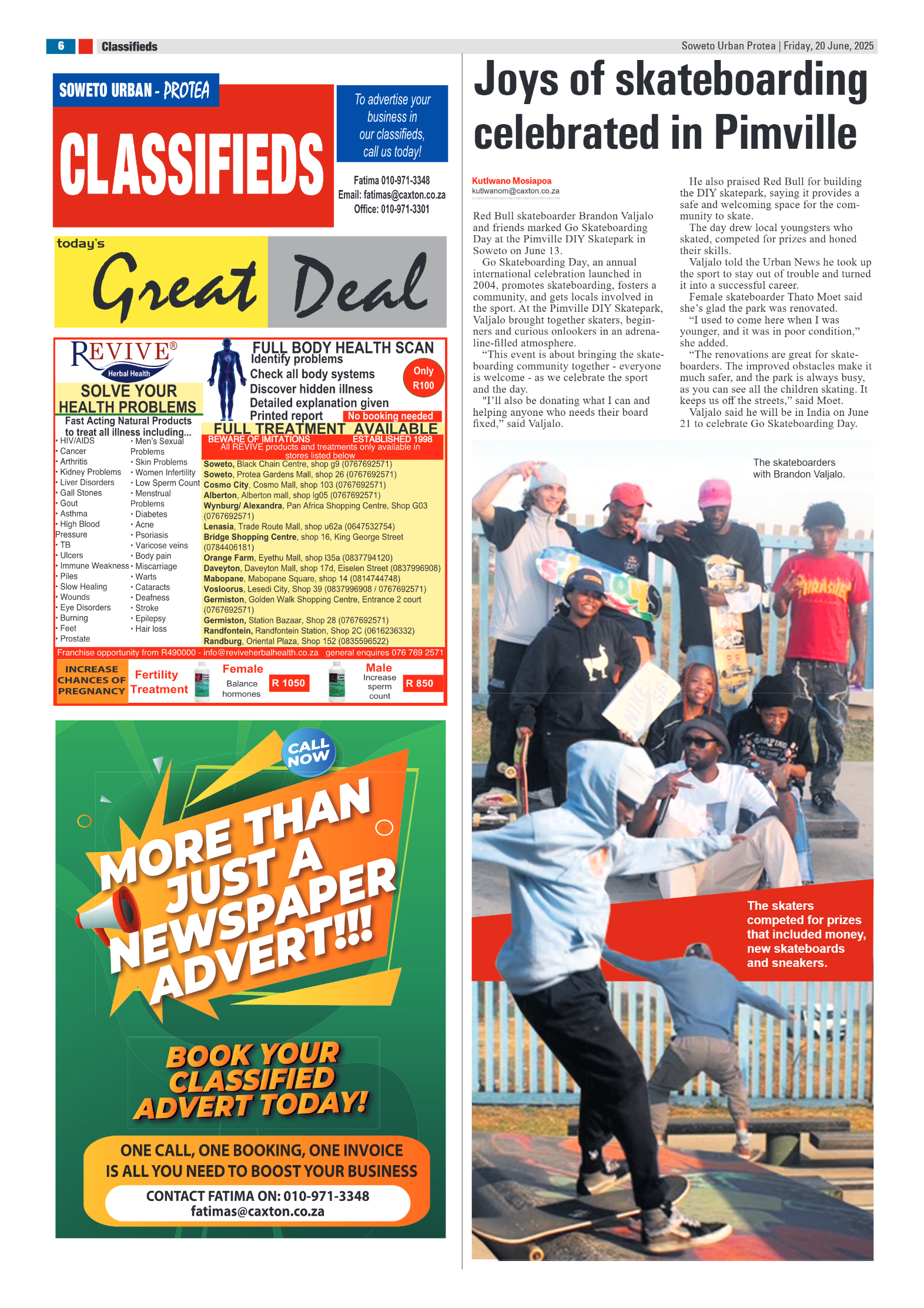Protea: 20 June 2025 page 6