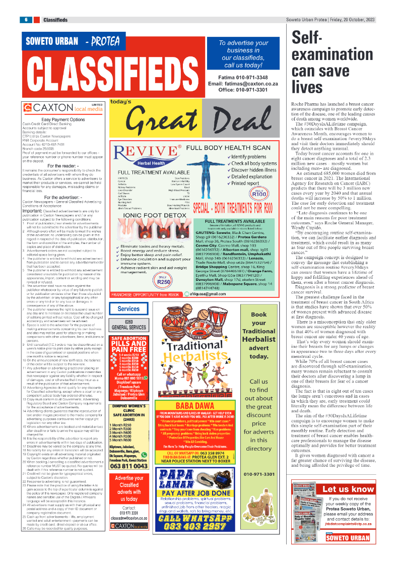 Protea: 20 October 2023 page 6