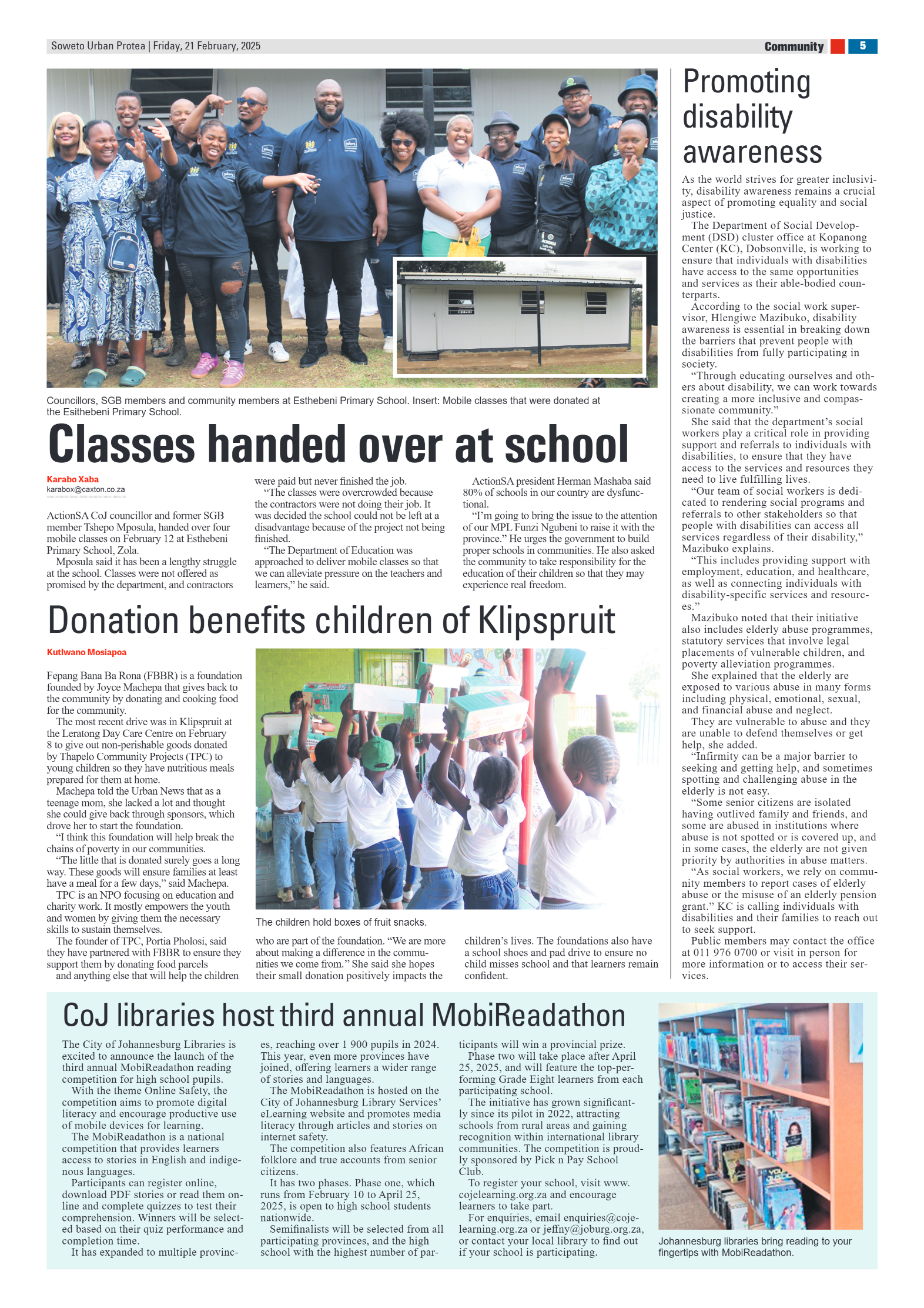 Protea: 21 February 2025 page 5