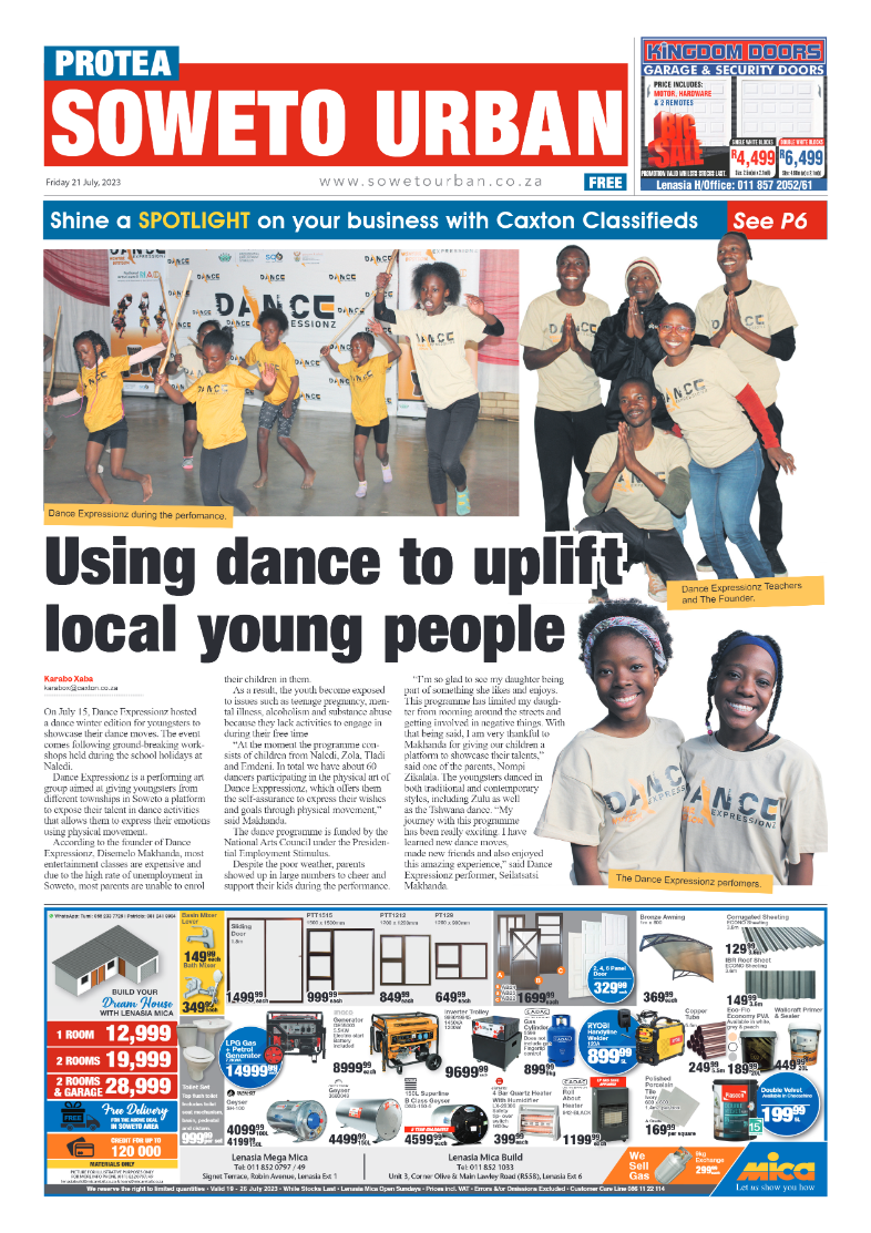 Protea: 21 July 2023 page 1