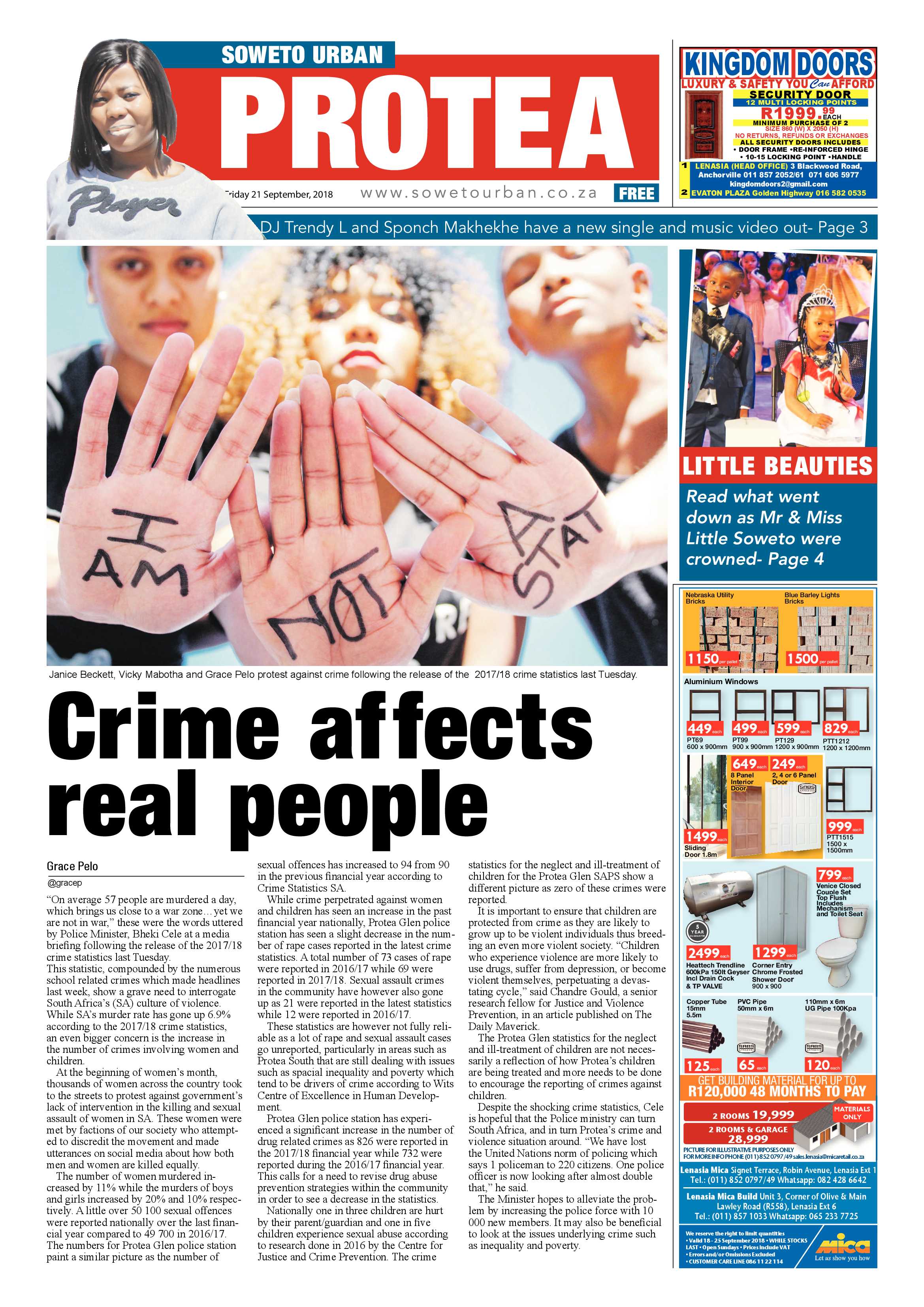 Protea – September 21, 2018 issue page 1