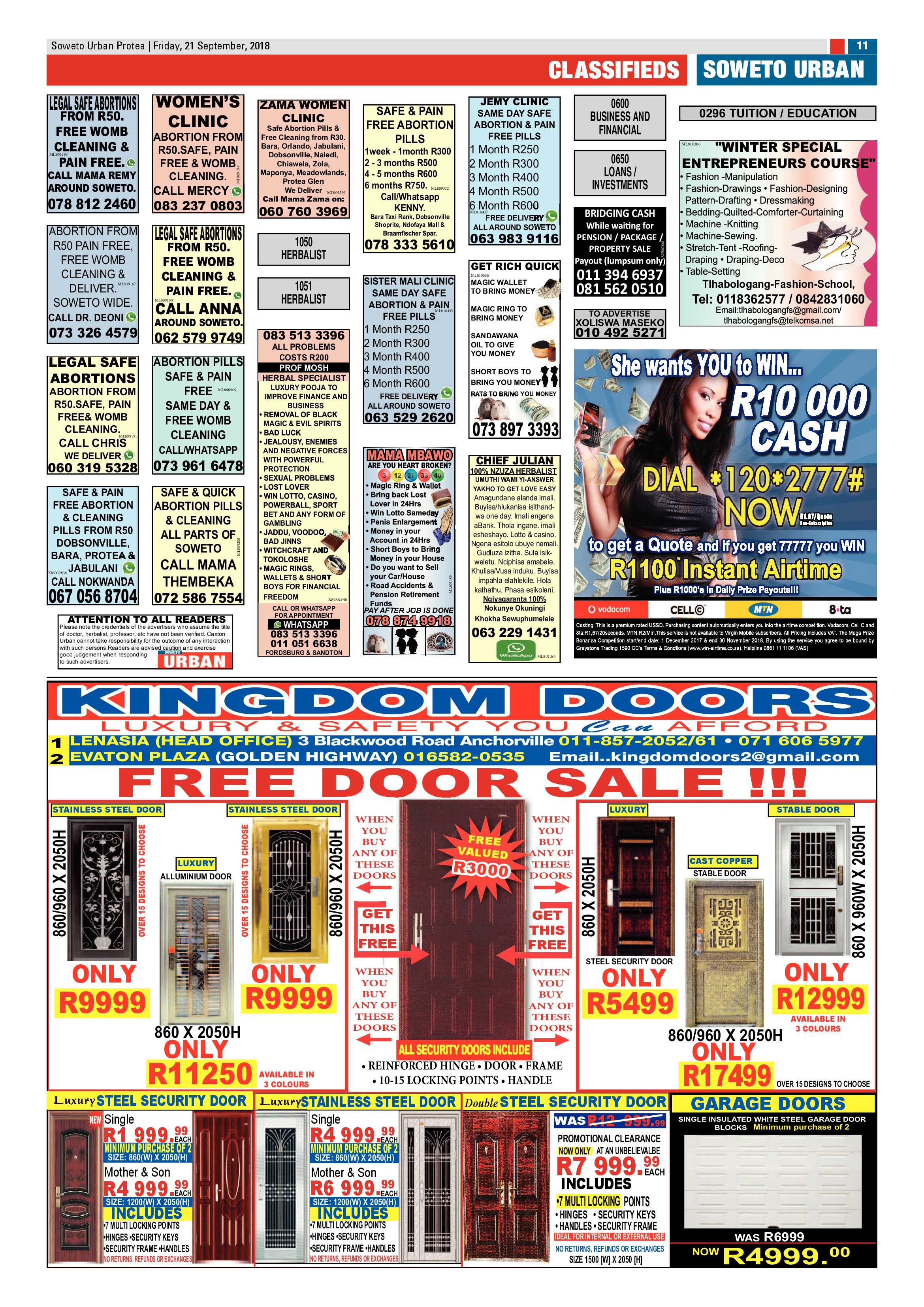 Protea – September 21, 2018 issue page 11