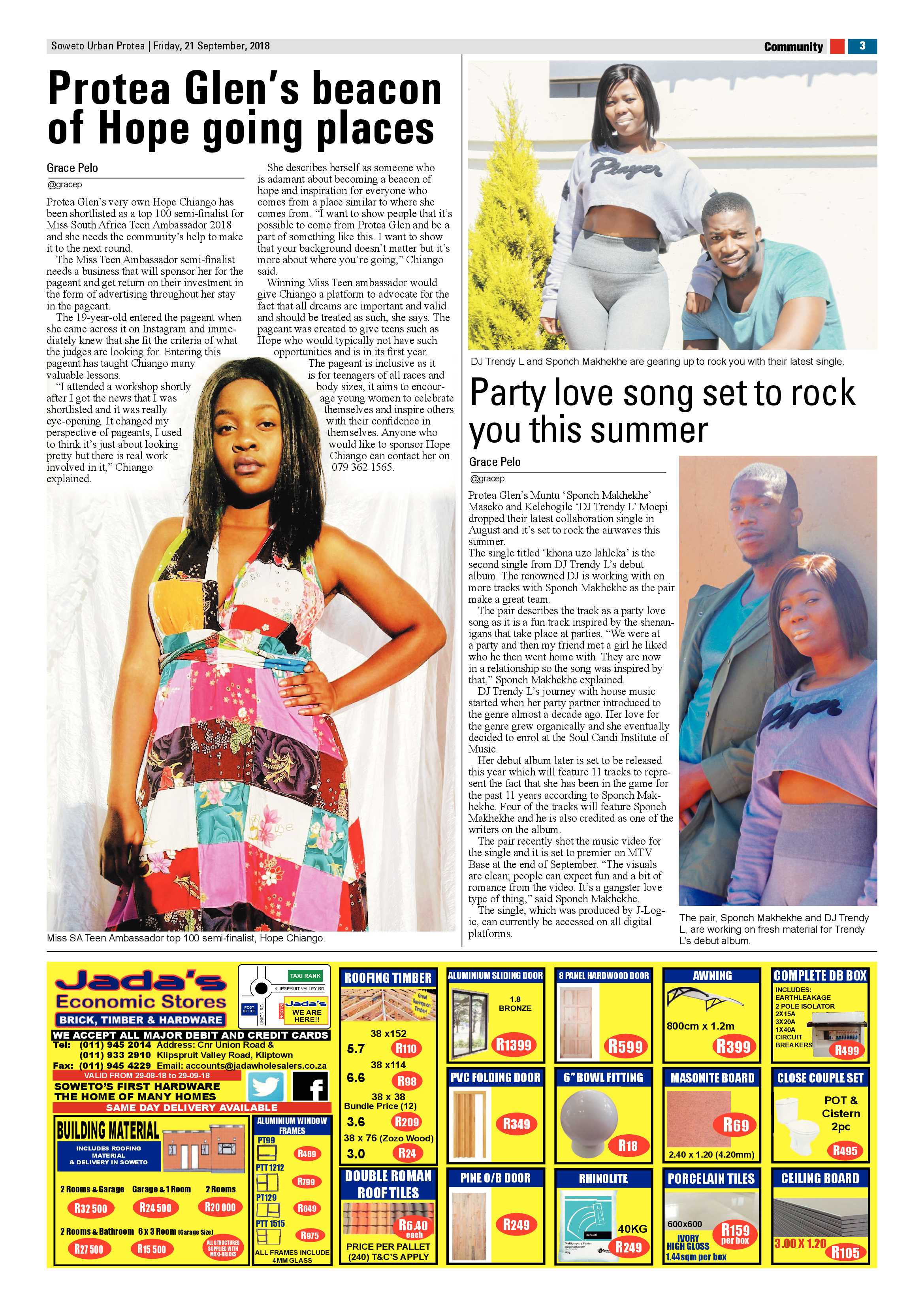 Protea – September 21, 2018 issue page 3