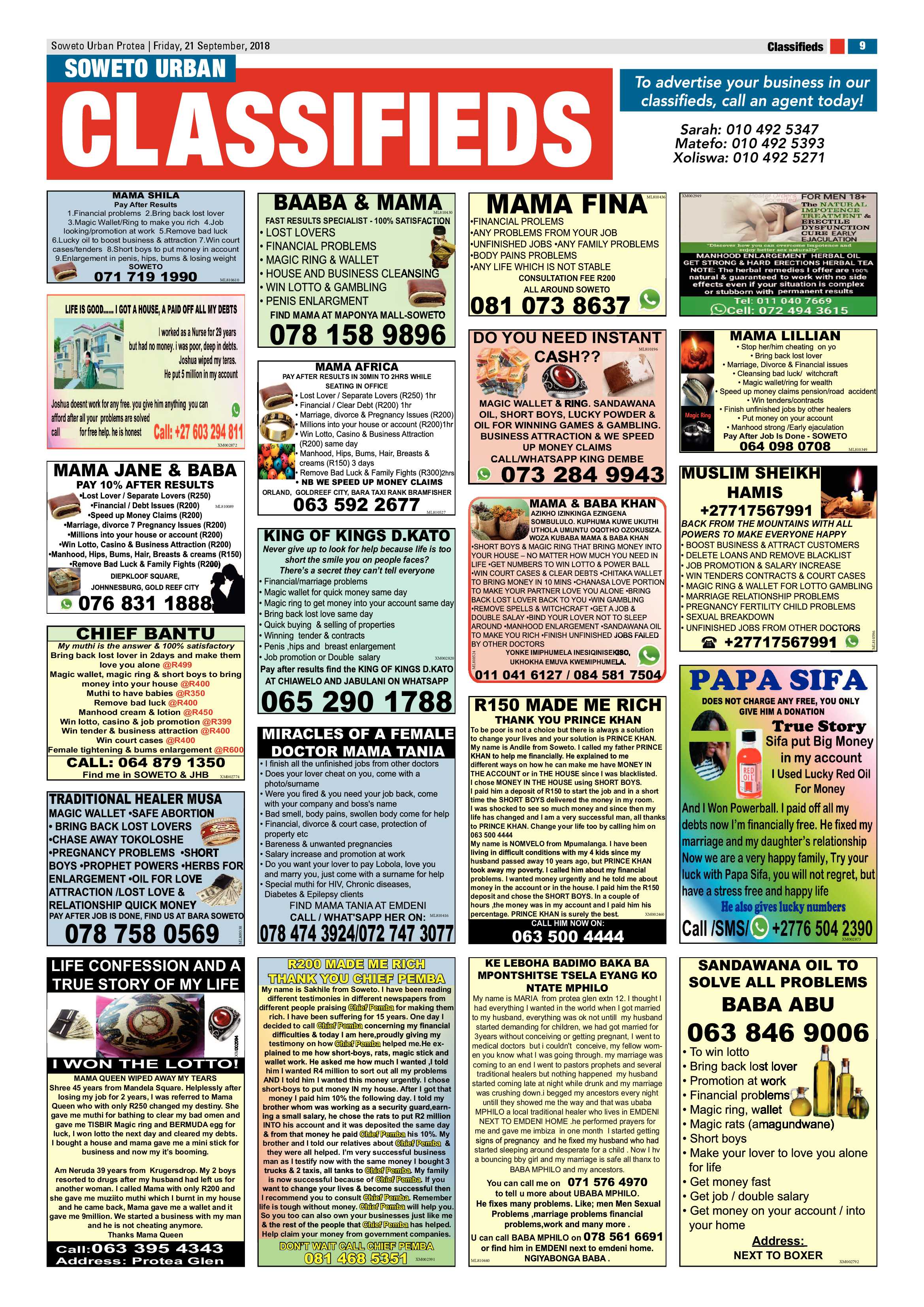 Protea – September 21, 2018 issue page 9