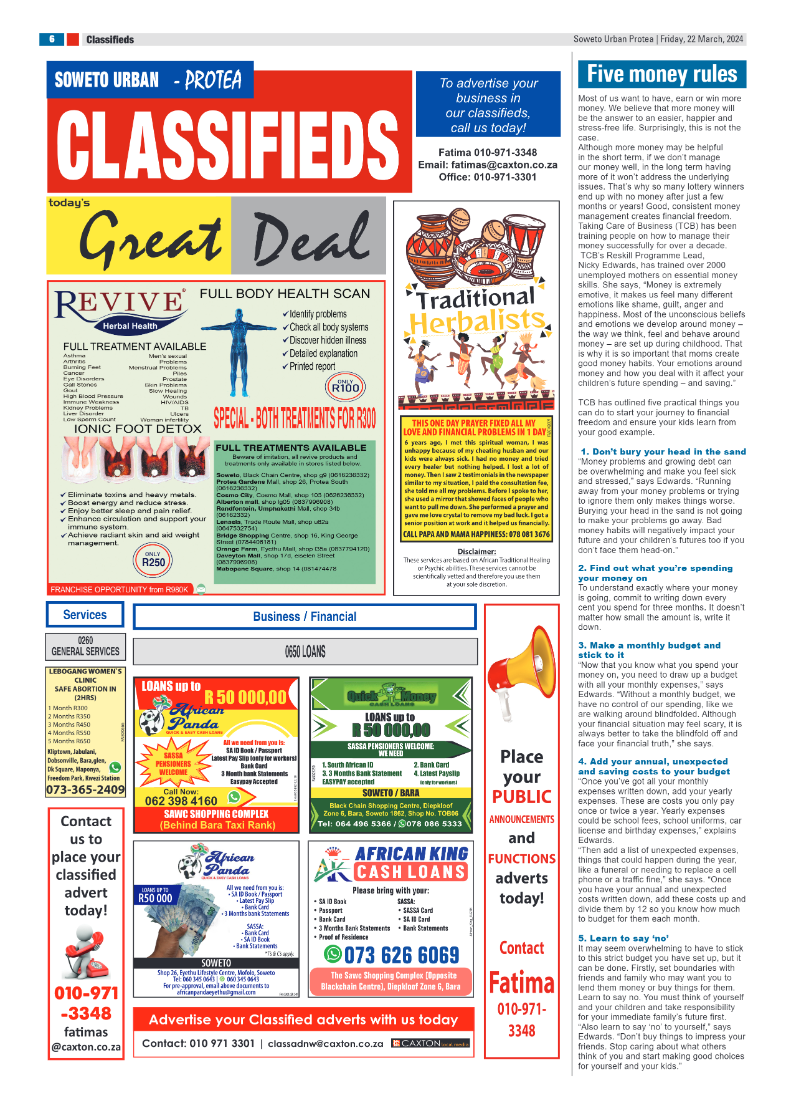 Protea: 22 March 2024 page 6