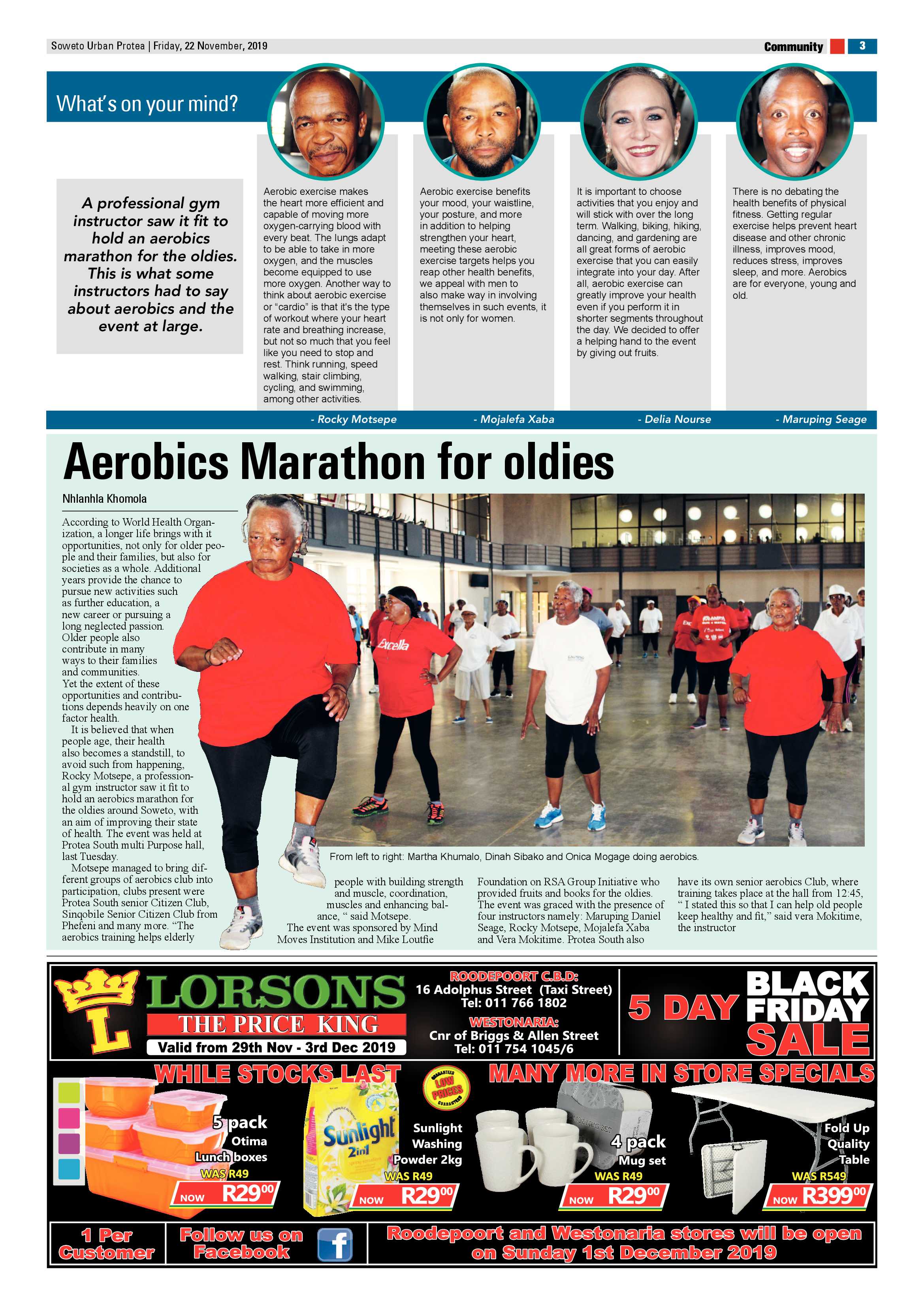 Protea News – November 22, 2019 page 3