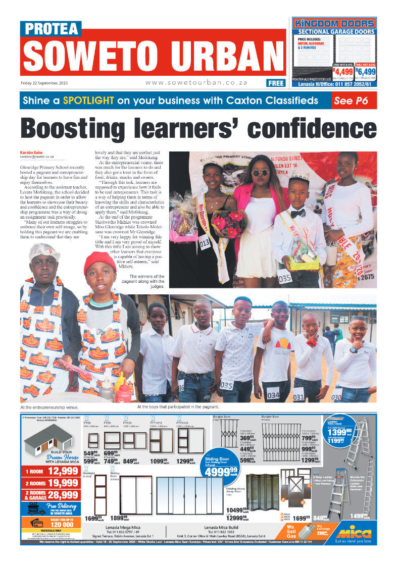 Protea: 22 September 2023 page 1