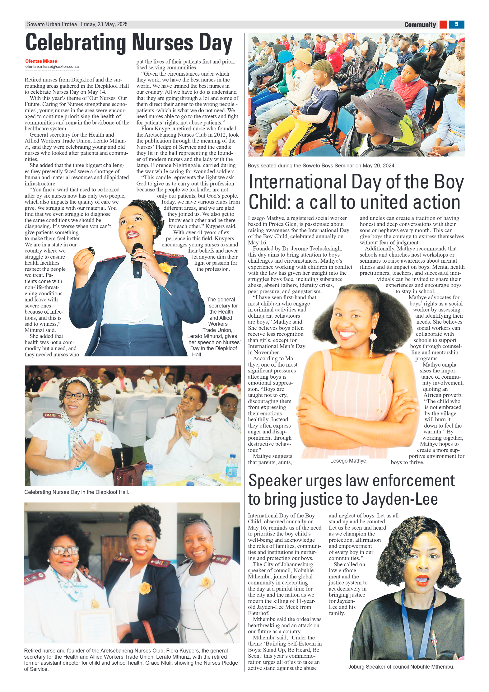 Protea: 23 May 2025 page 5