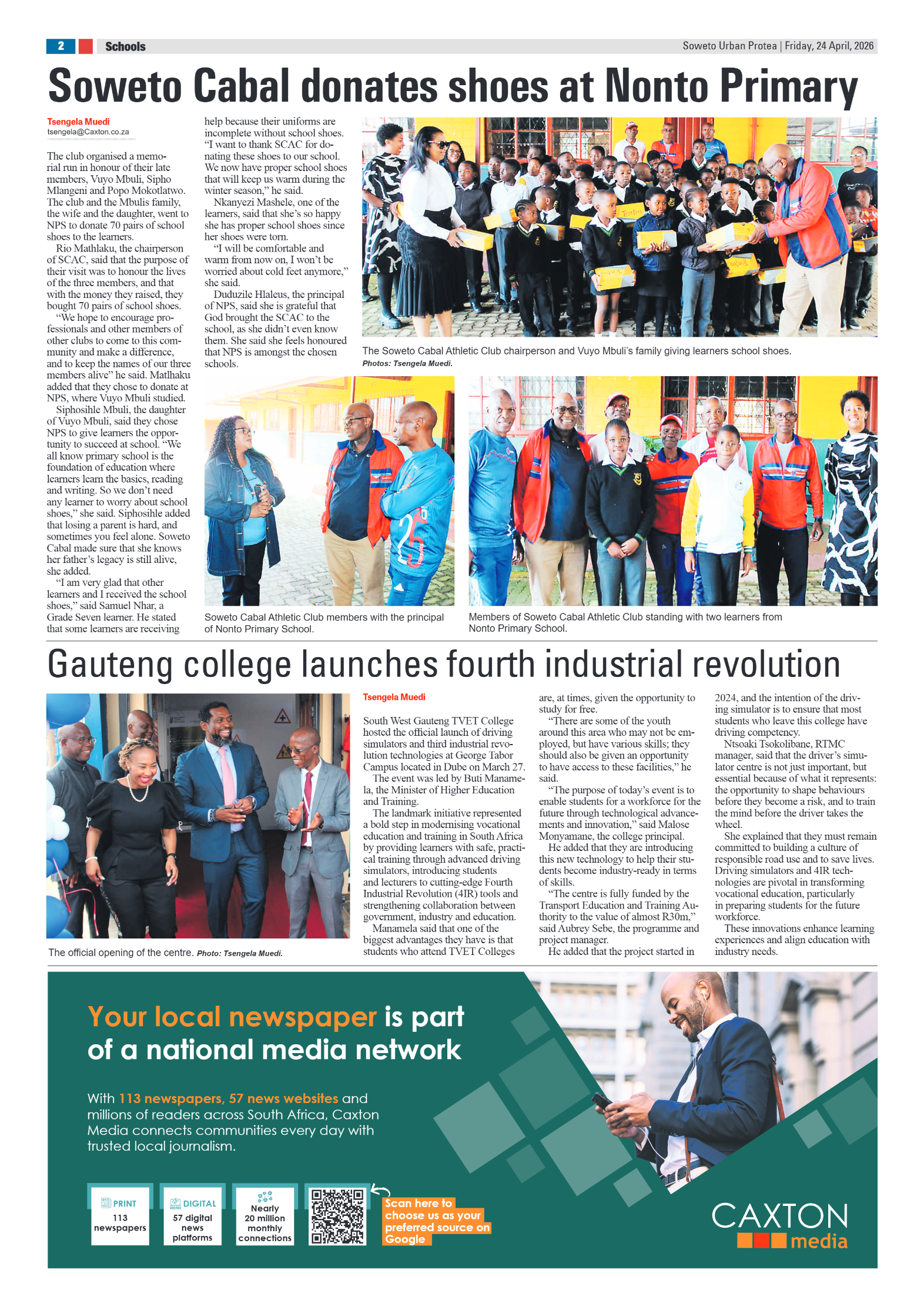 Protea: 26 April 2026 page 2