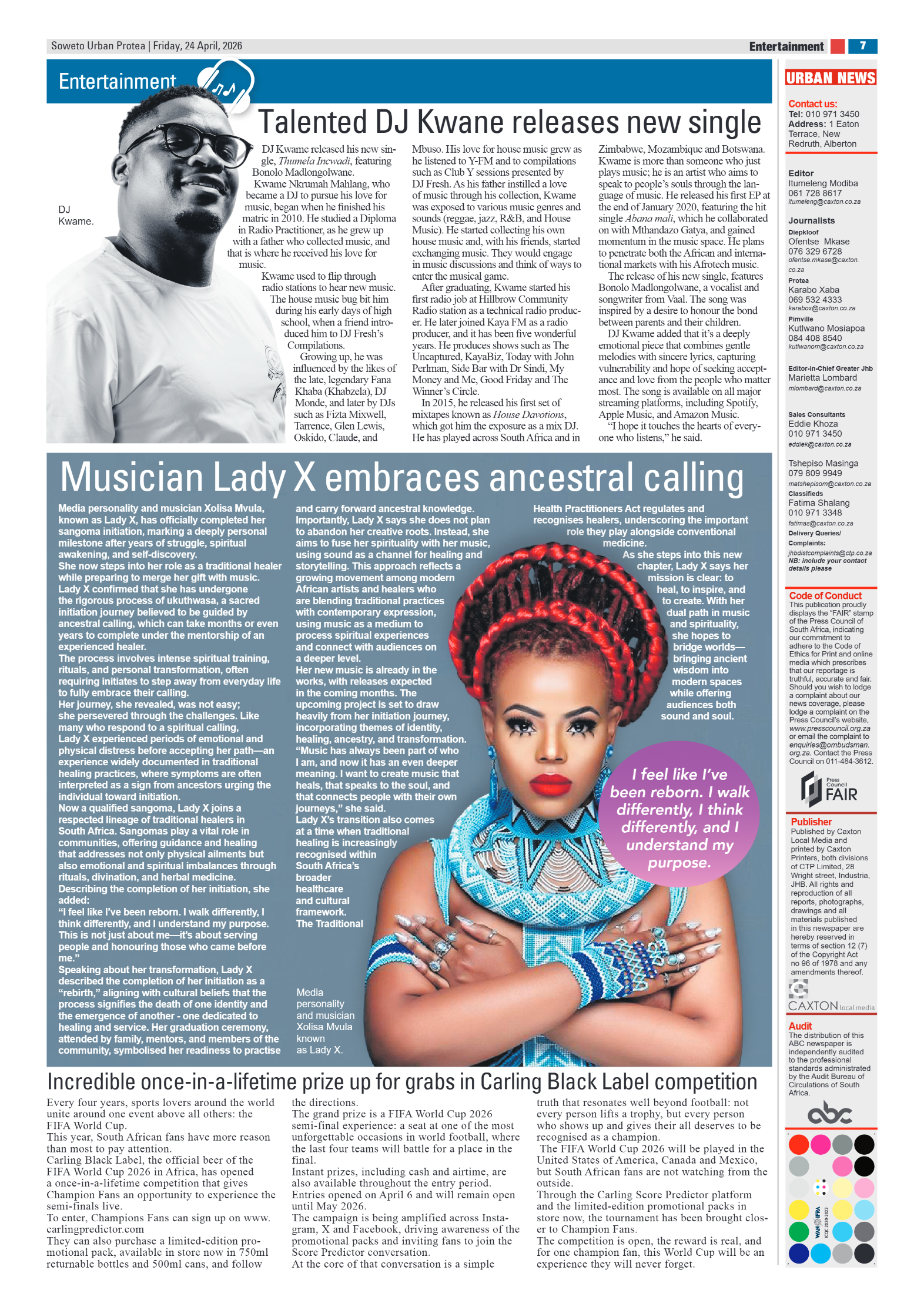 Protea: 26 April 2026 page 7