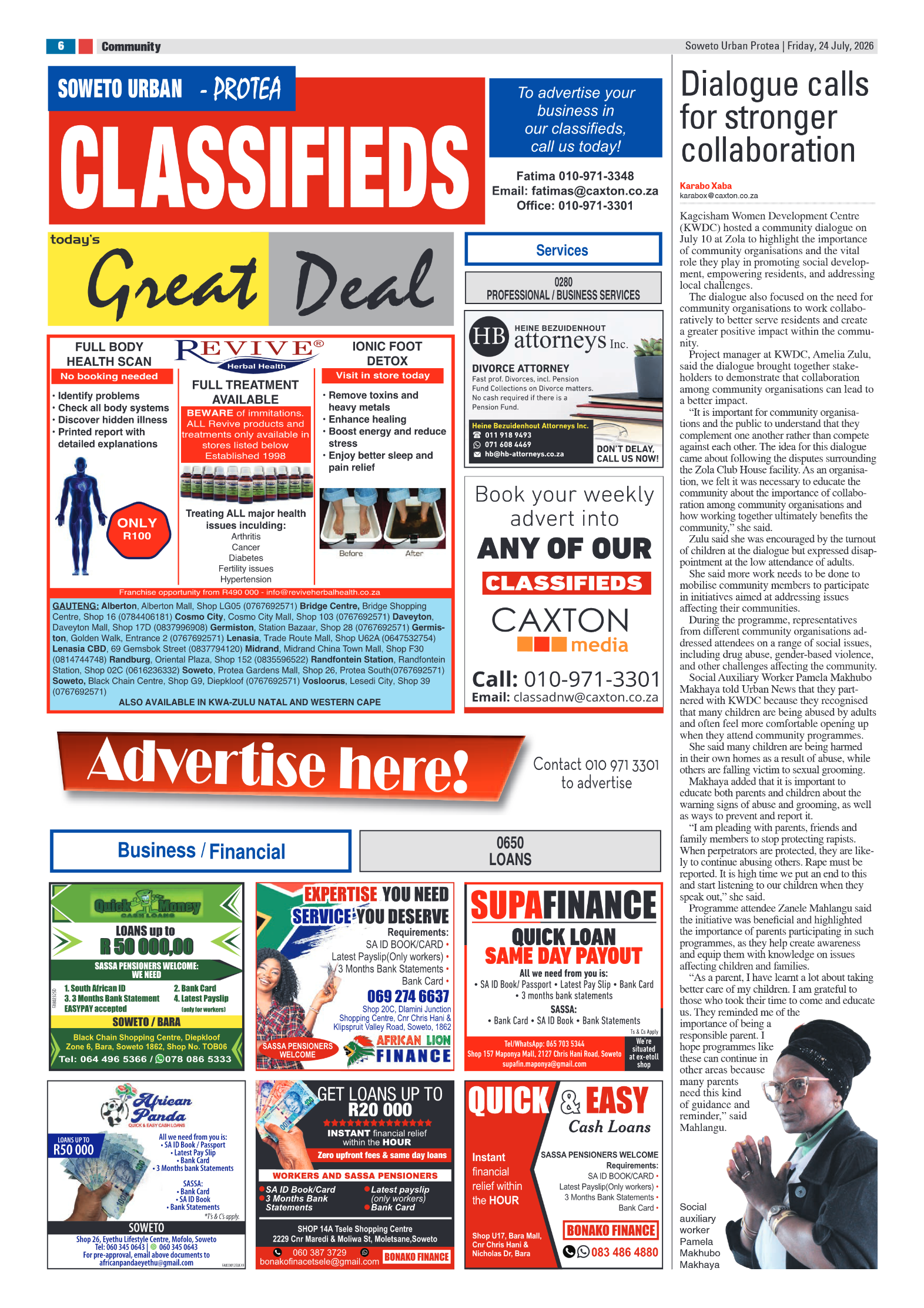 Protea 24 July 2026 page 6
