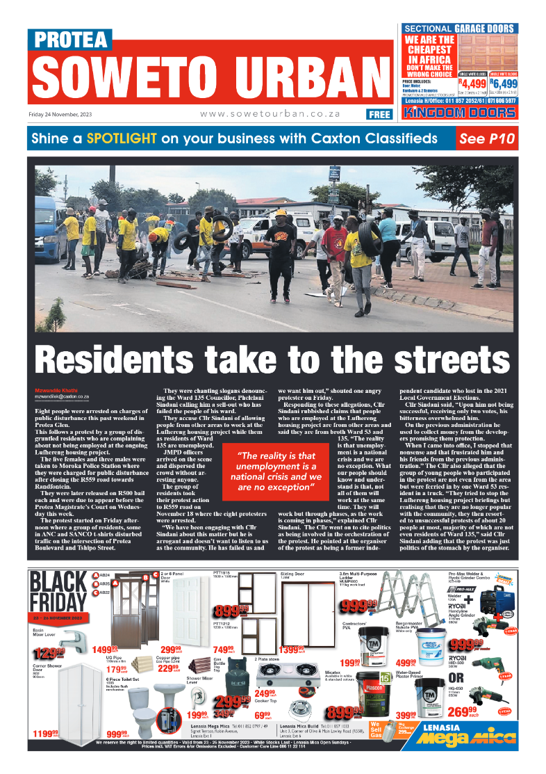 Protea: 24 November 2023 page 1