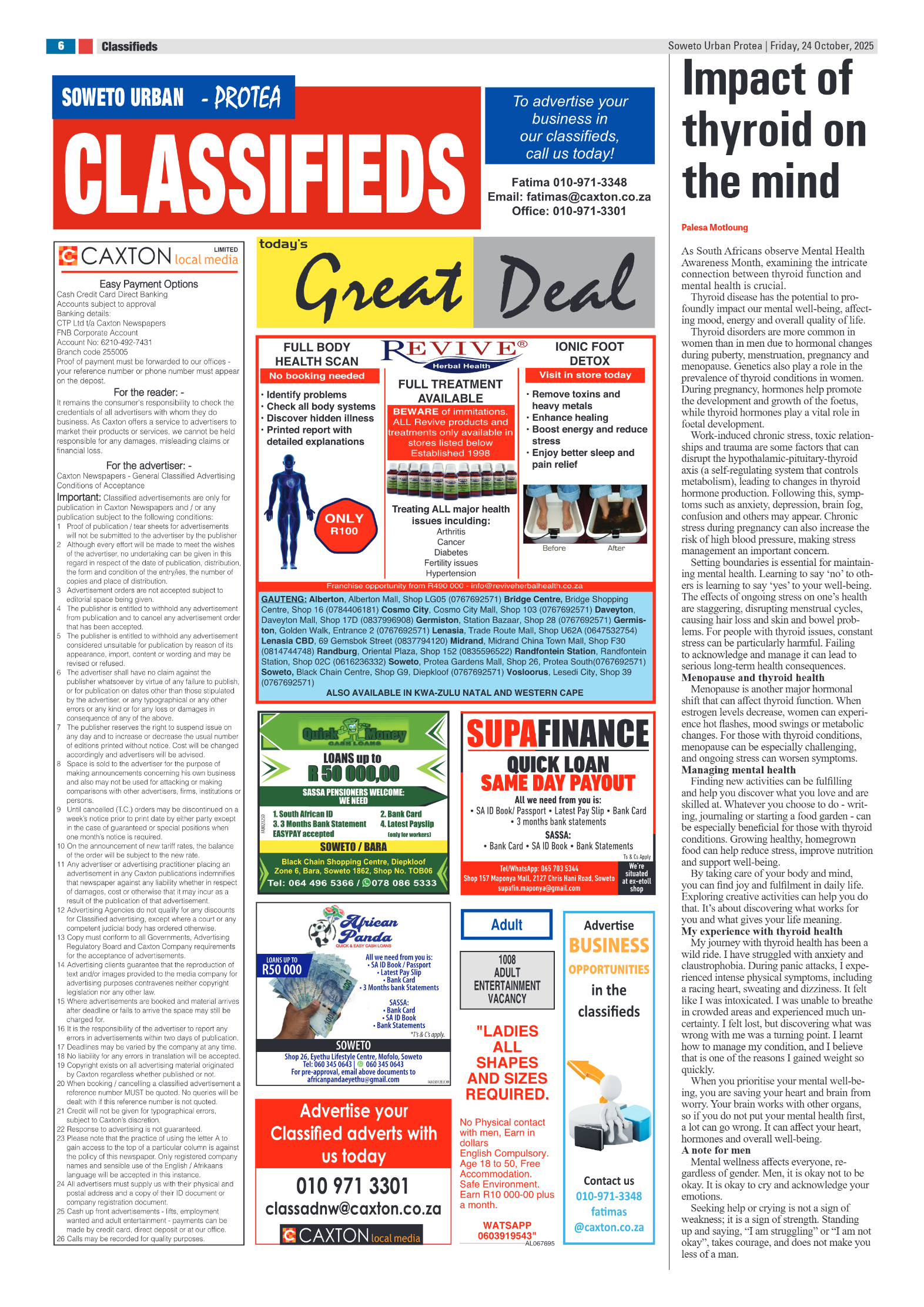 Protea: 24 October 2025 page 6