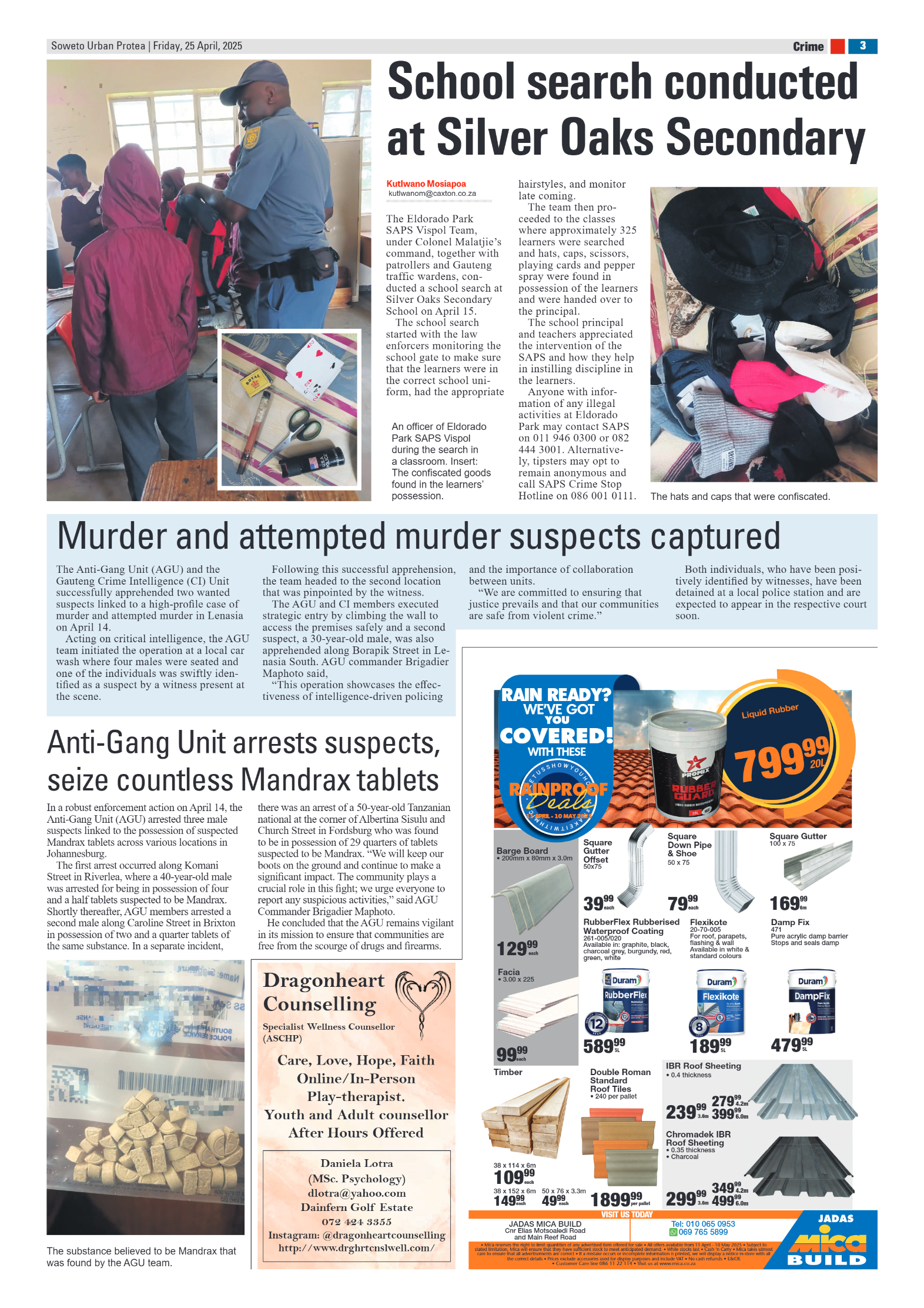 Protea: 25 April 2025 page 3
