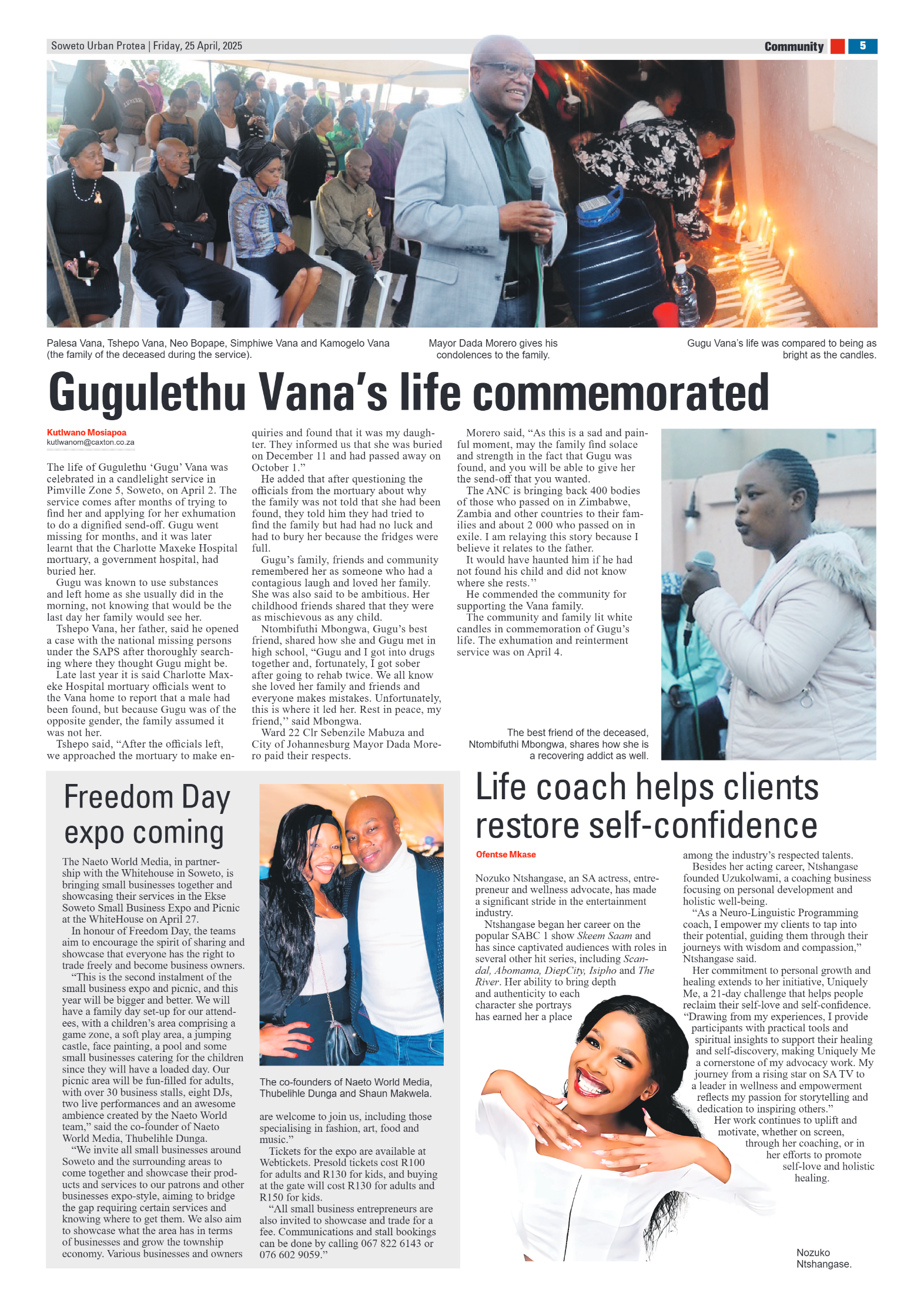 Protea: 25 April 2025 page 5