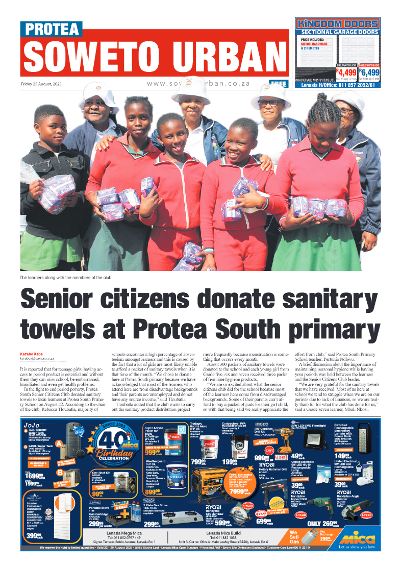 Protea: 25 August 2023 page 1