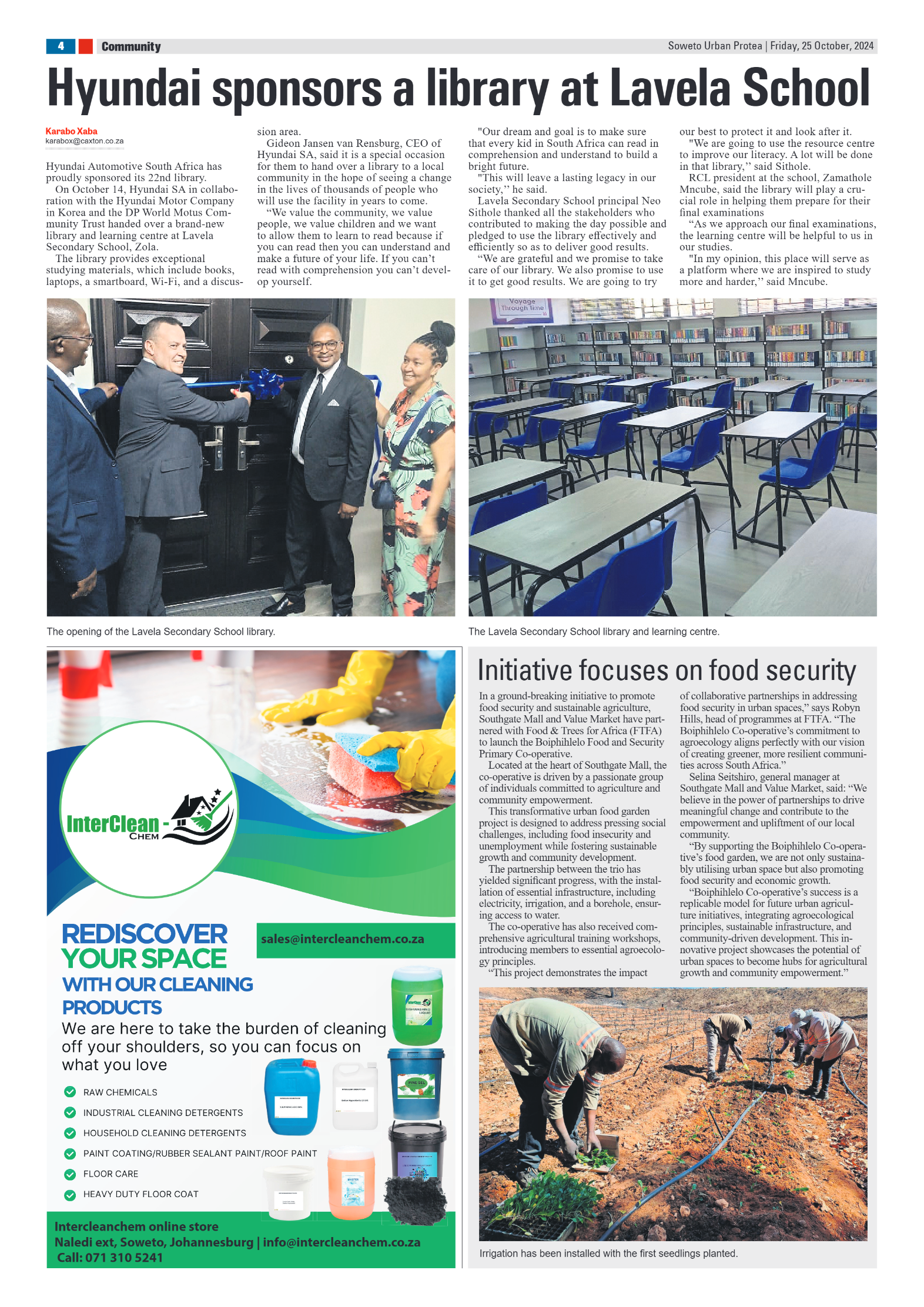 Protea: 25 October 2024 page 4